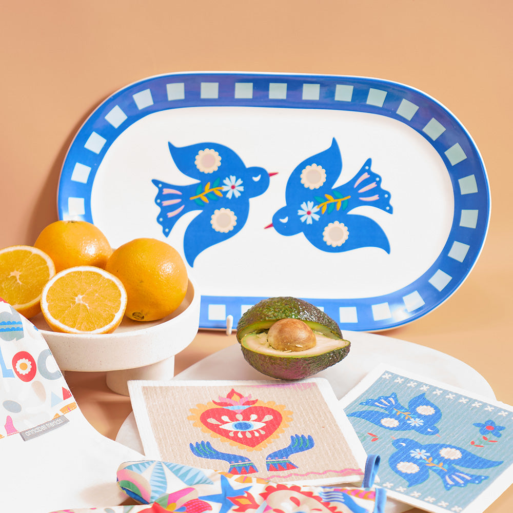 Annabel Trends Serving Platter Fiesta Bird