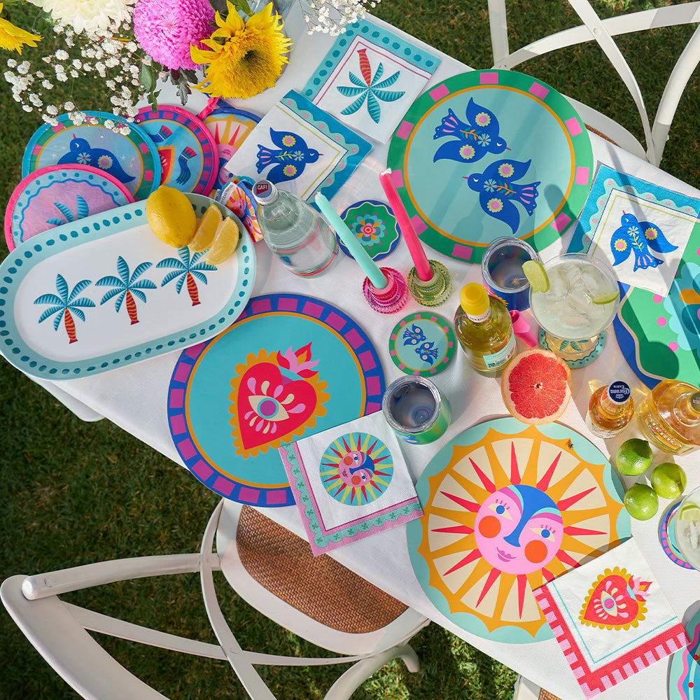 Annabel Trends Serving Platter Fiesta Palm