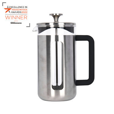 La Cafetière Pisa Brushed Stainless Steel Cafetière 8 Cup / 1L