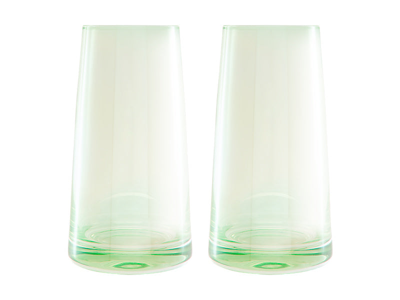 Maxwell & Williams Glamour Highball Glass Coral 480ml 2 Piece
