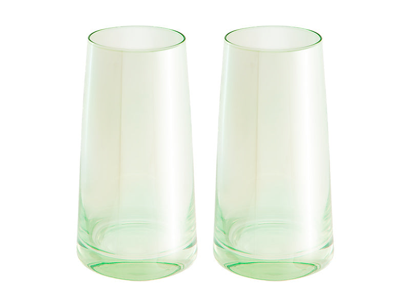 Maxwell & Williams Glamour Highball Glass Coral 480ml 2 Piece