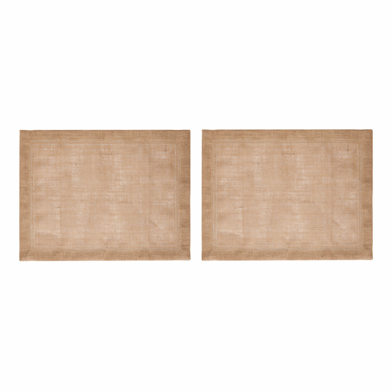 Mikasa Jute Rectangular Placemat Set 2 Piece 35 x 45cm (Natural)
