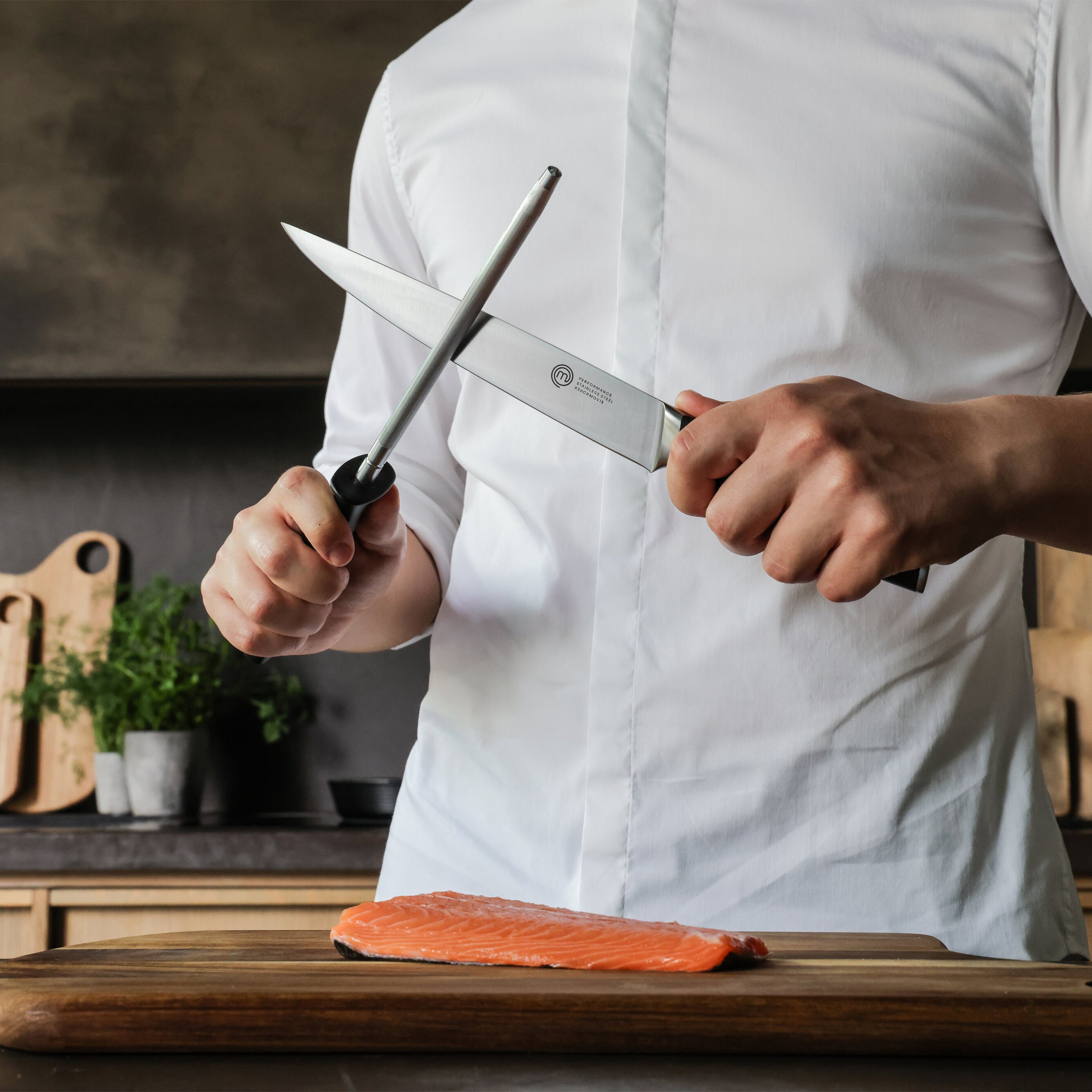 MasterChef Performance Procut Carving Knife Black & Stainless Steel