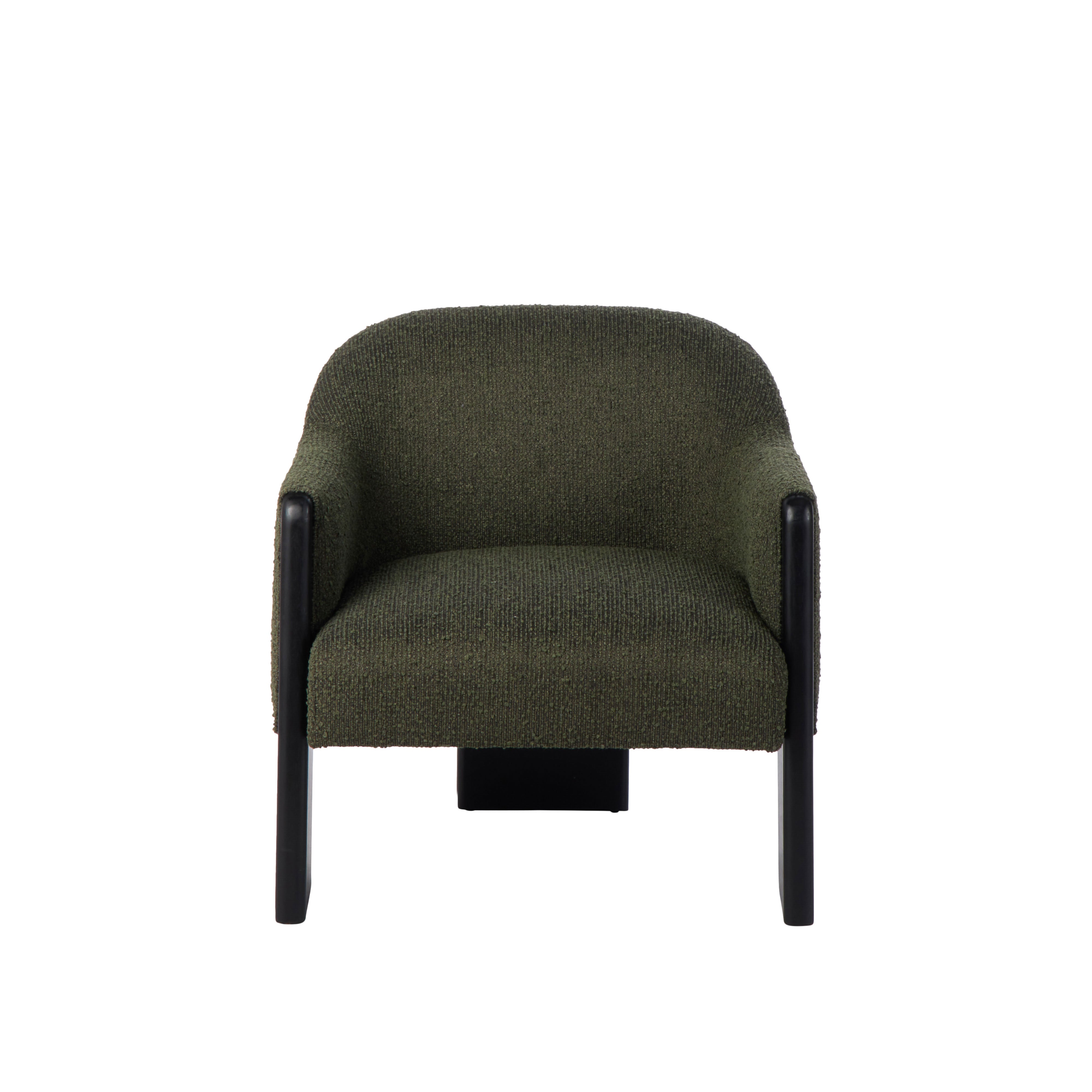 Amalfi Ollie Armchair Green & Black