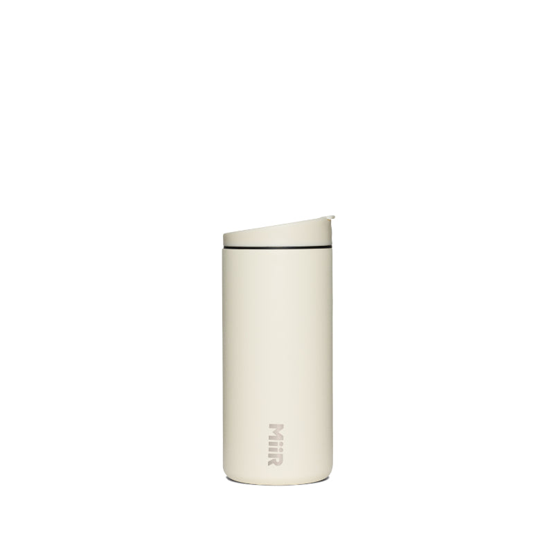 MiiR Flip Travel Tumbler, 12oz - Sandstone White