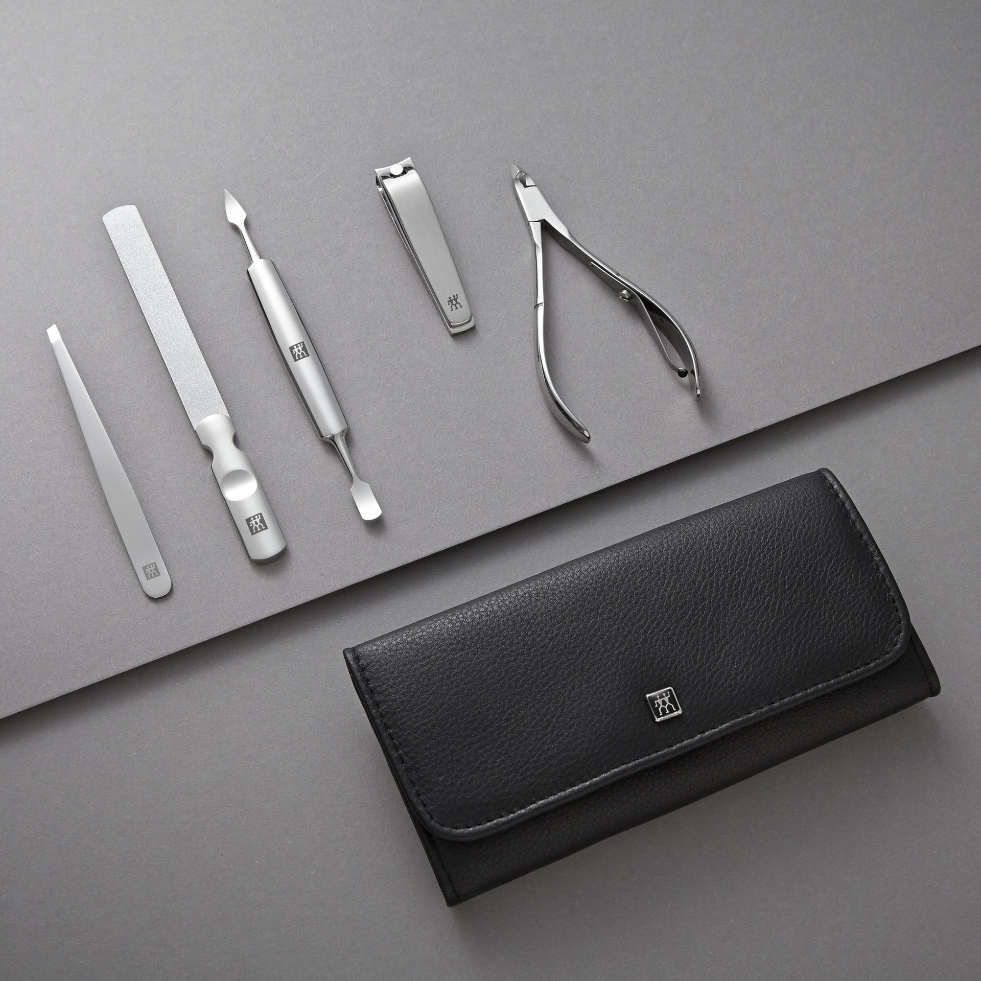 Zwilling Classic Inox 5-Piece Beauty Tool Set - Leather Case
