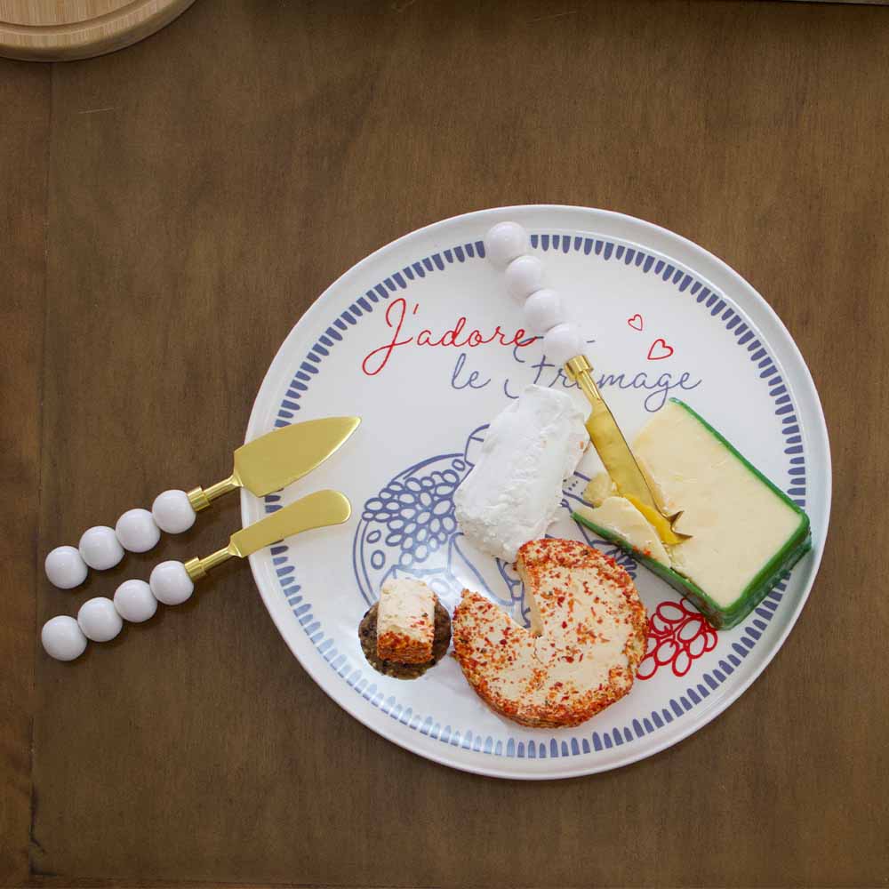 Annabel Trends Serving Plate J'adore le Fromage