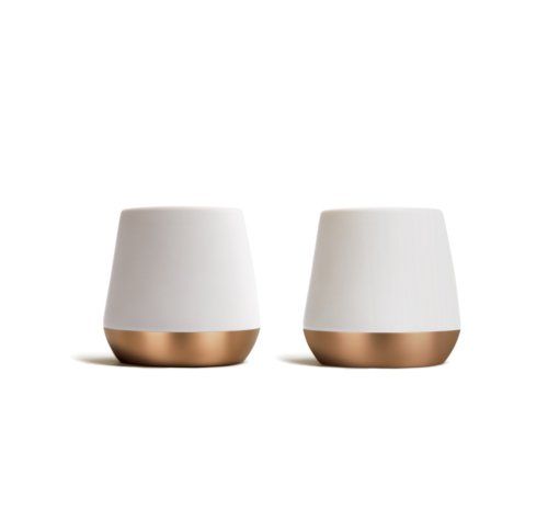 Fellow Junior Demitasse Mug 68ml (2.3oz) - Matte White & Copper (2pk)