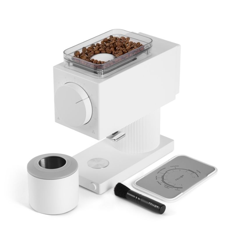 Fellow Ode Gen 1 Grinder & Free Gen 2 Brew Burr Bundle - White