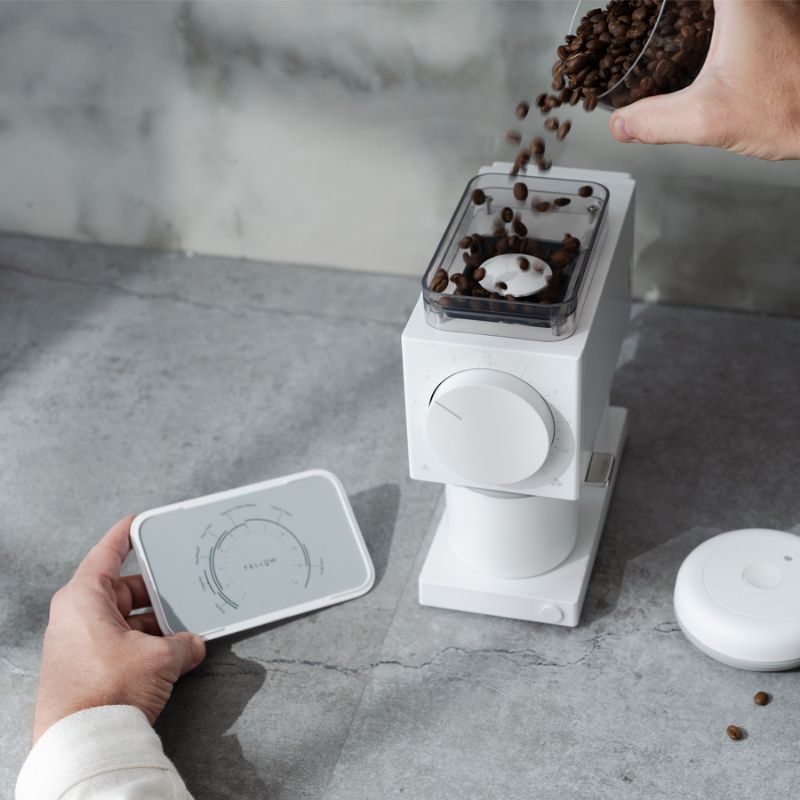 Fellow Ode Gen 1 Grinder & Free Gen 2 Brew Burr Bundle - White