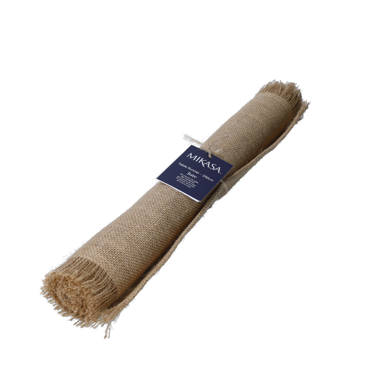 Mikasa Jute Frayed Table Runner 230cm (Natural)