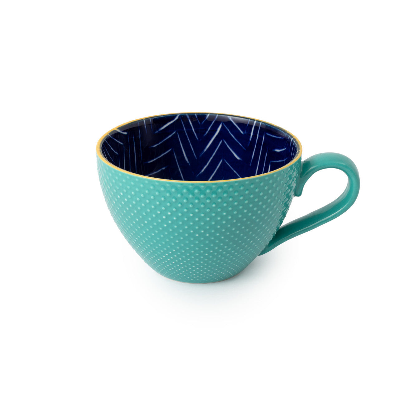 Mikasa Stoneware Mug 330ml (Indigo Chevron)