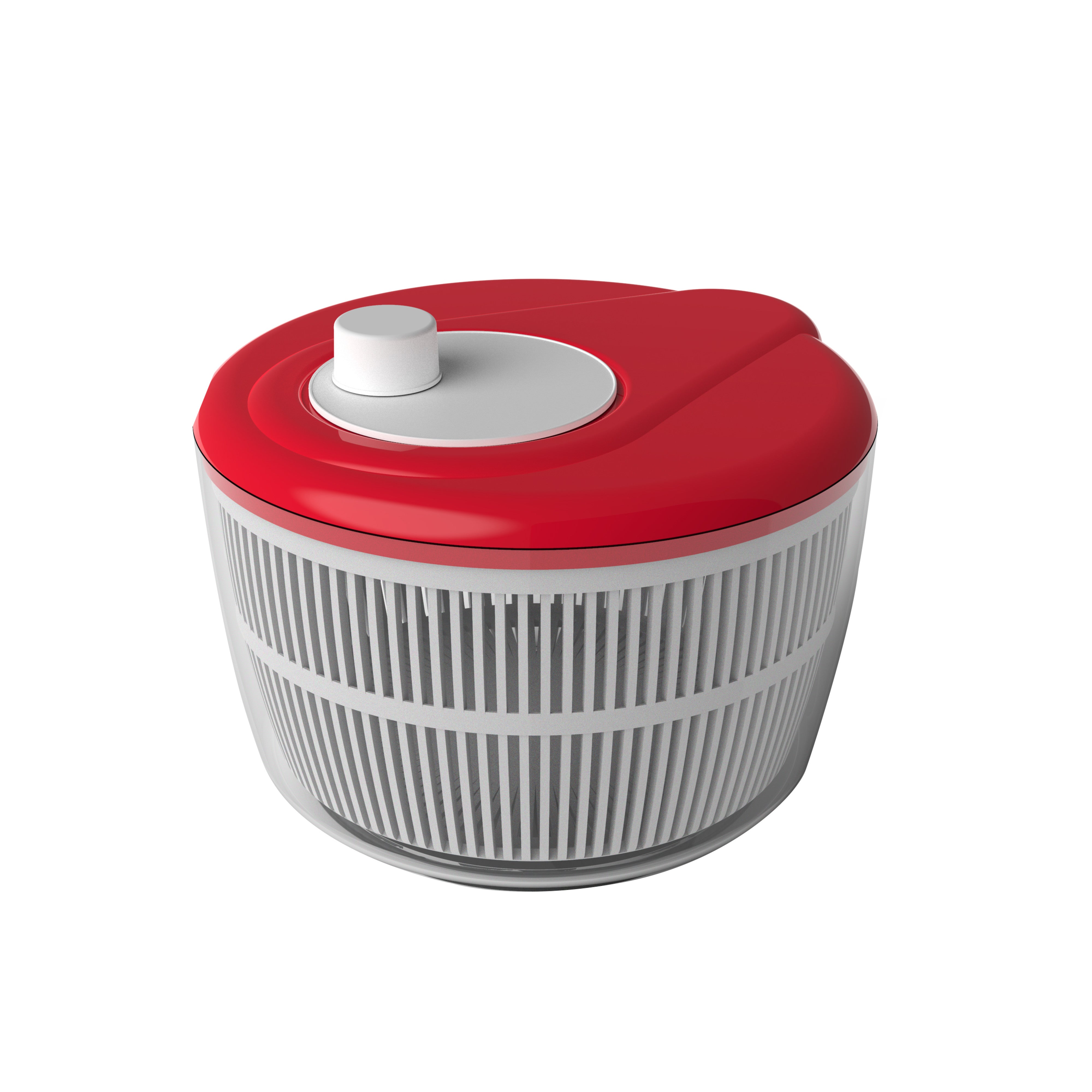 Davis & Waddell Salad Spinner White & Red