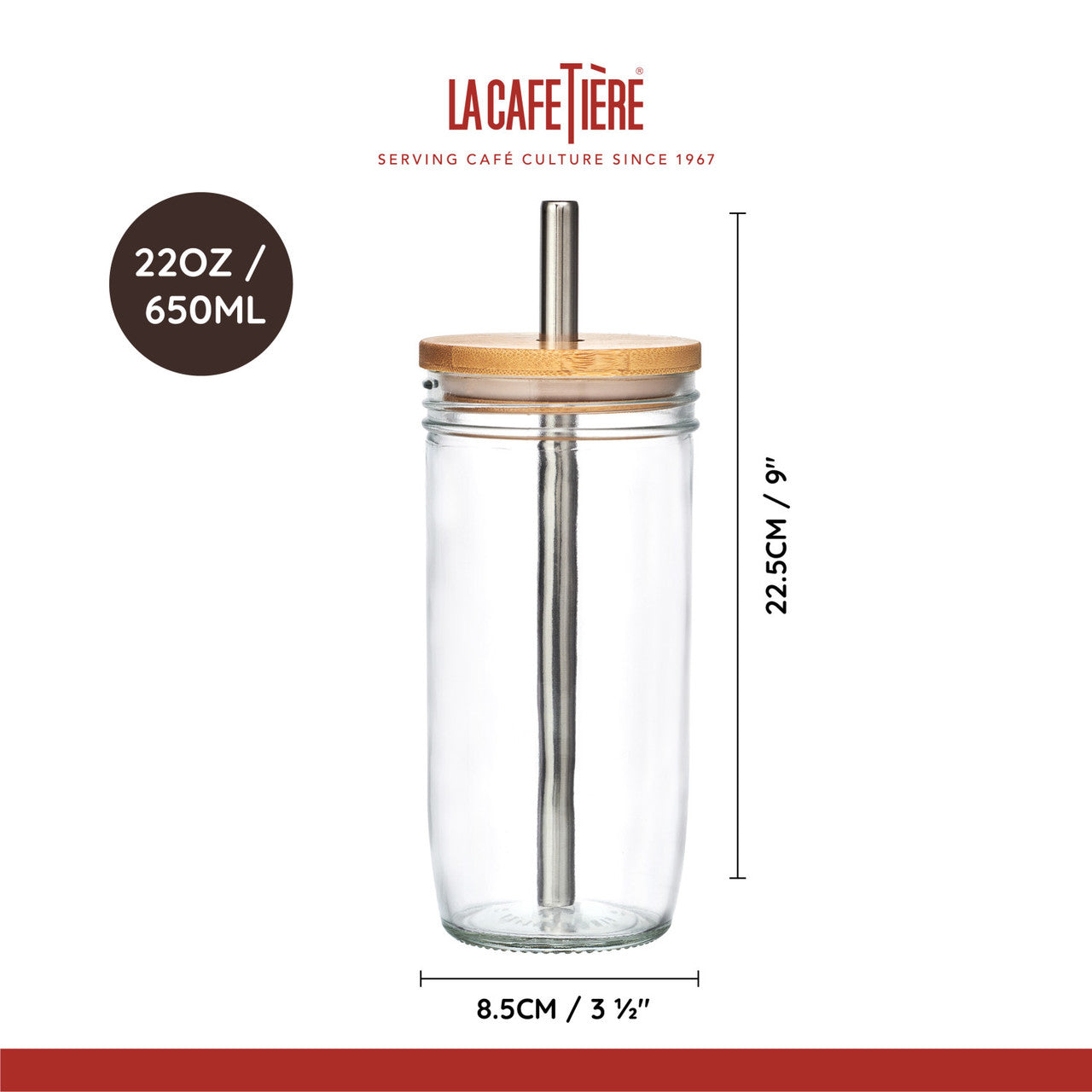 La Cafetière Bubble Tea Tumbler 650ml