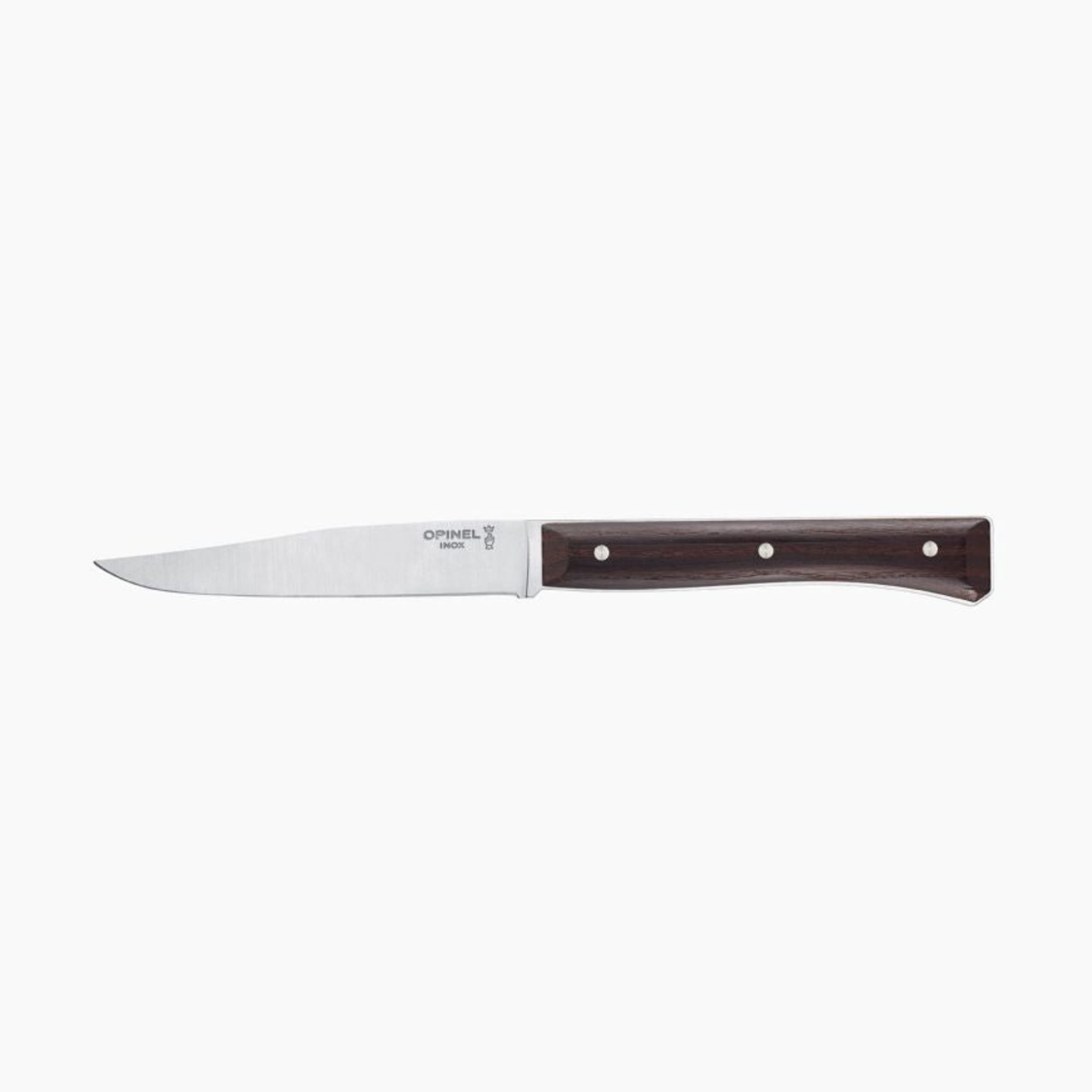 Opinel Facette Table Knife 4 Piece Set Dark Ash