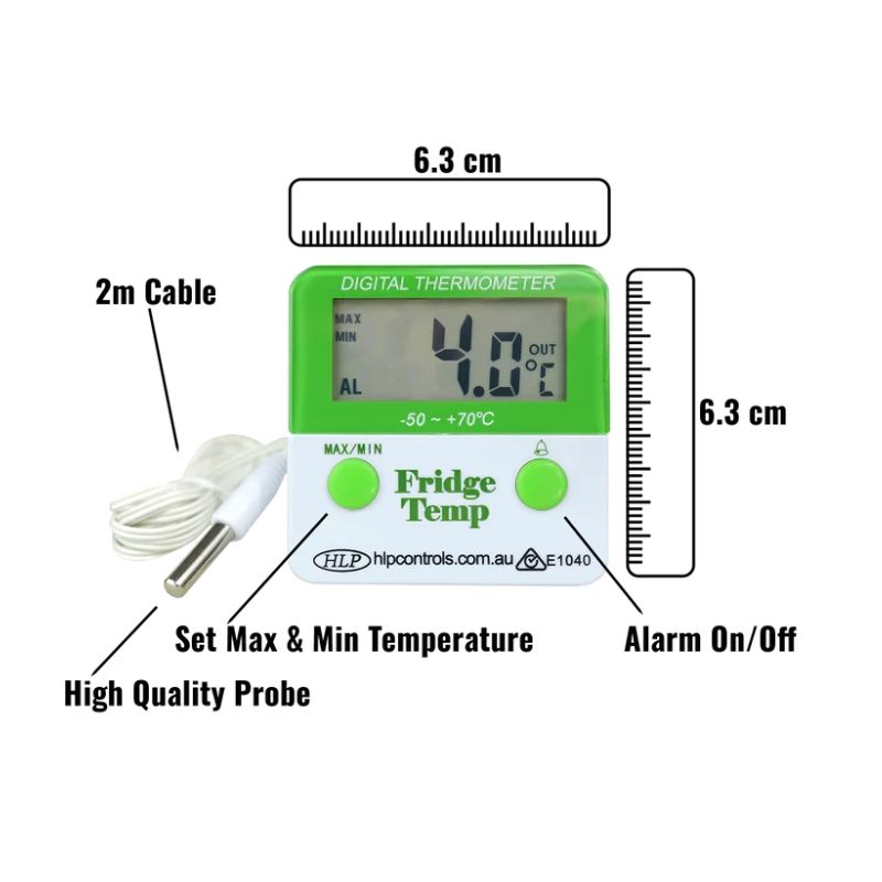 Fridge Temp Fridge & Freezer Thermometer