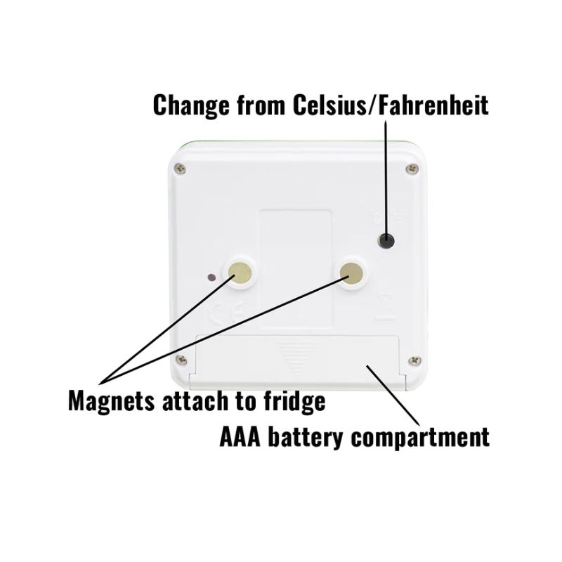 Fridge Temp Fridge & Freezer Thermometer