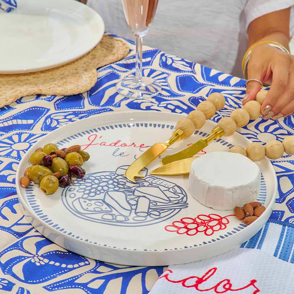 Annabel Trends Serving Plate J'adore le Fromage