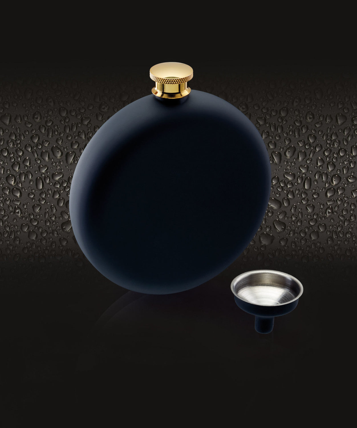 BarCraft Stainless Steel Soft Touch 350ml Hip Flask