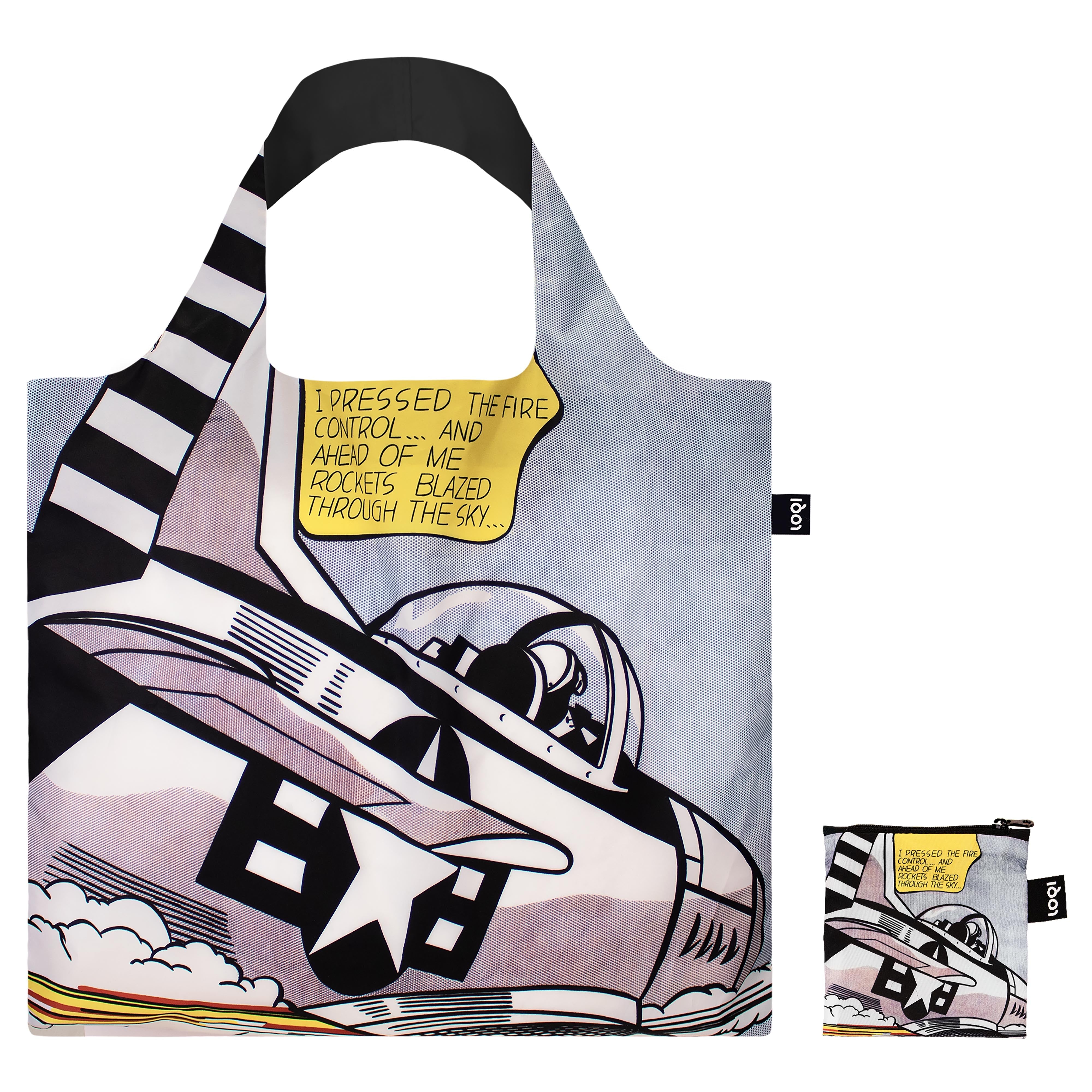 LOQI Roy Lichtenstein Whaam! Tote Bag