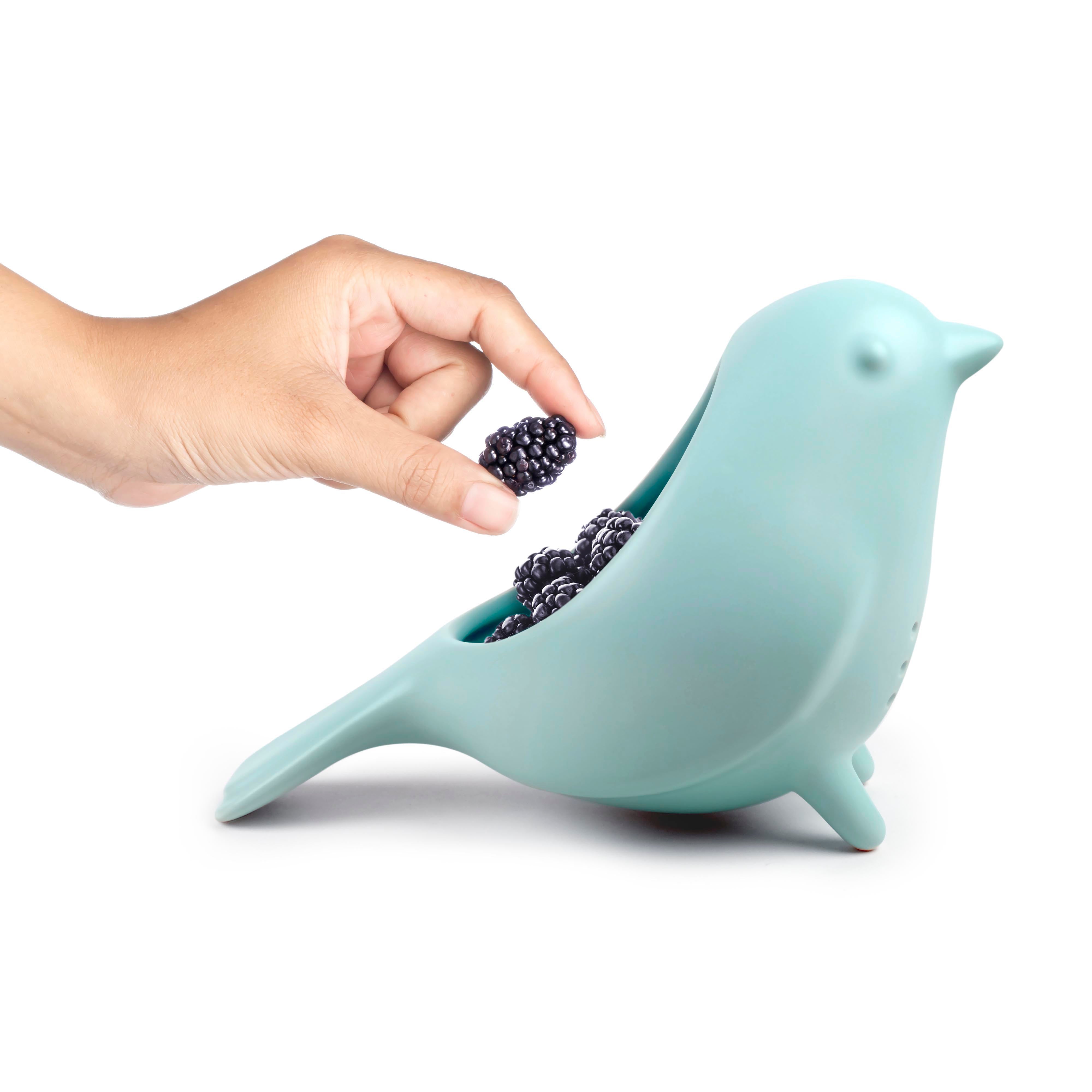 Fred Blue Bird Colander Blue