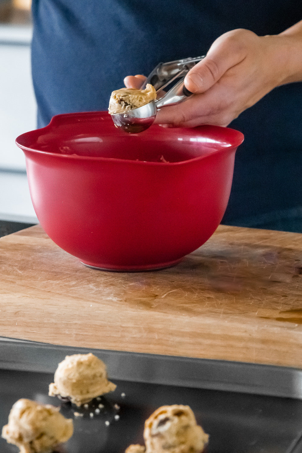 KitchenAid 3 Piece Nesting Mixing Bowl Set (Empire Red)