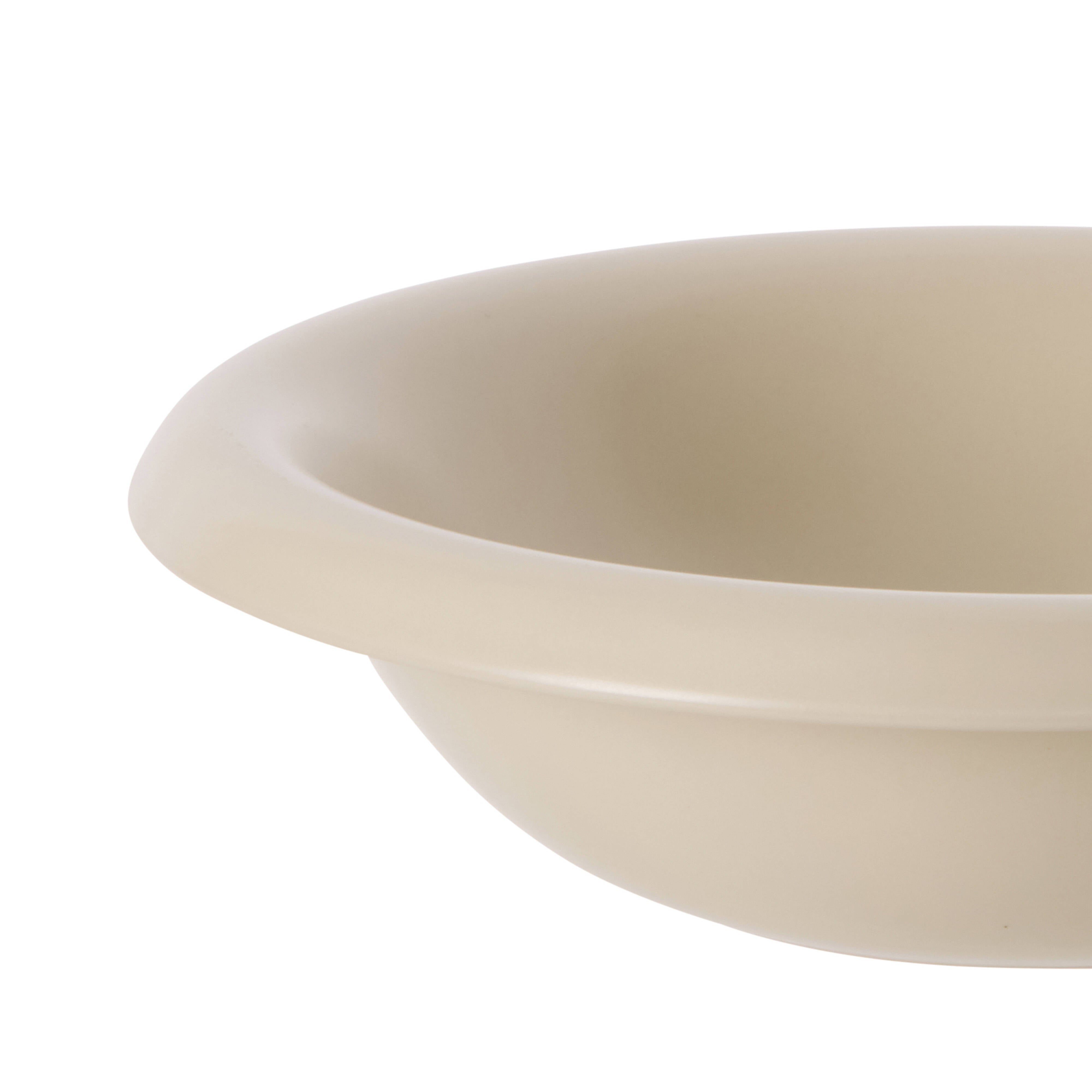Amalfi Form Pasta Bowl Cream