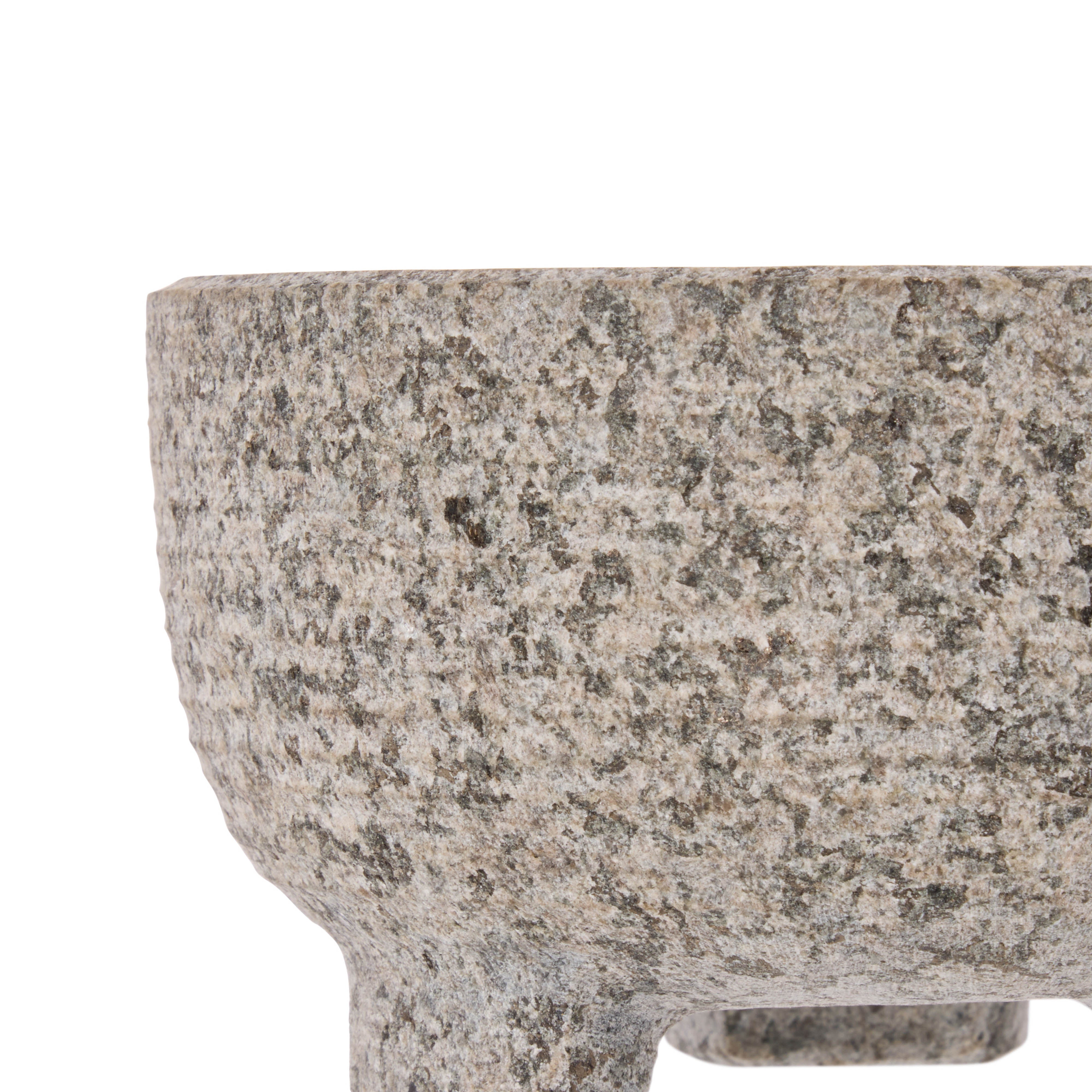 Davis & Waddell Granite Mortar & Pestle 12x12x7cm Grey