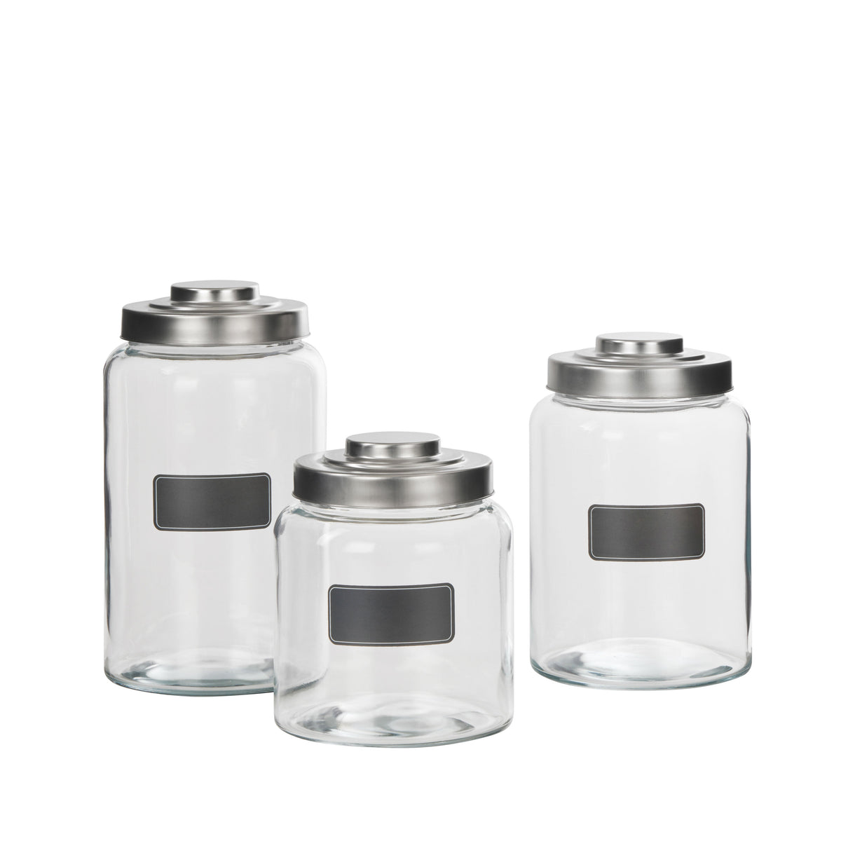 Davis & Waddell Heritage Storage Jar With Chalkboard Label 2.6L Clear