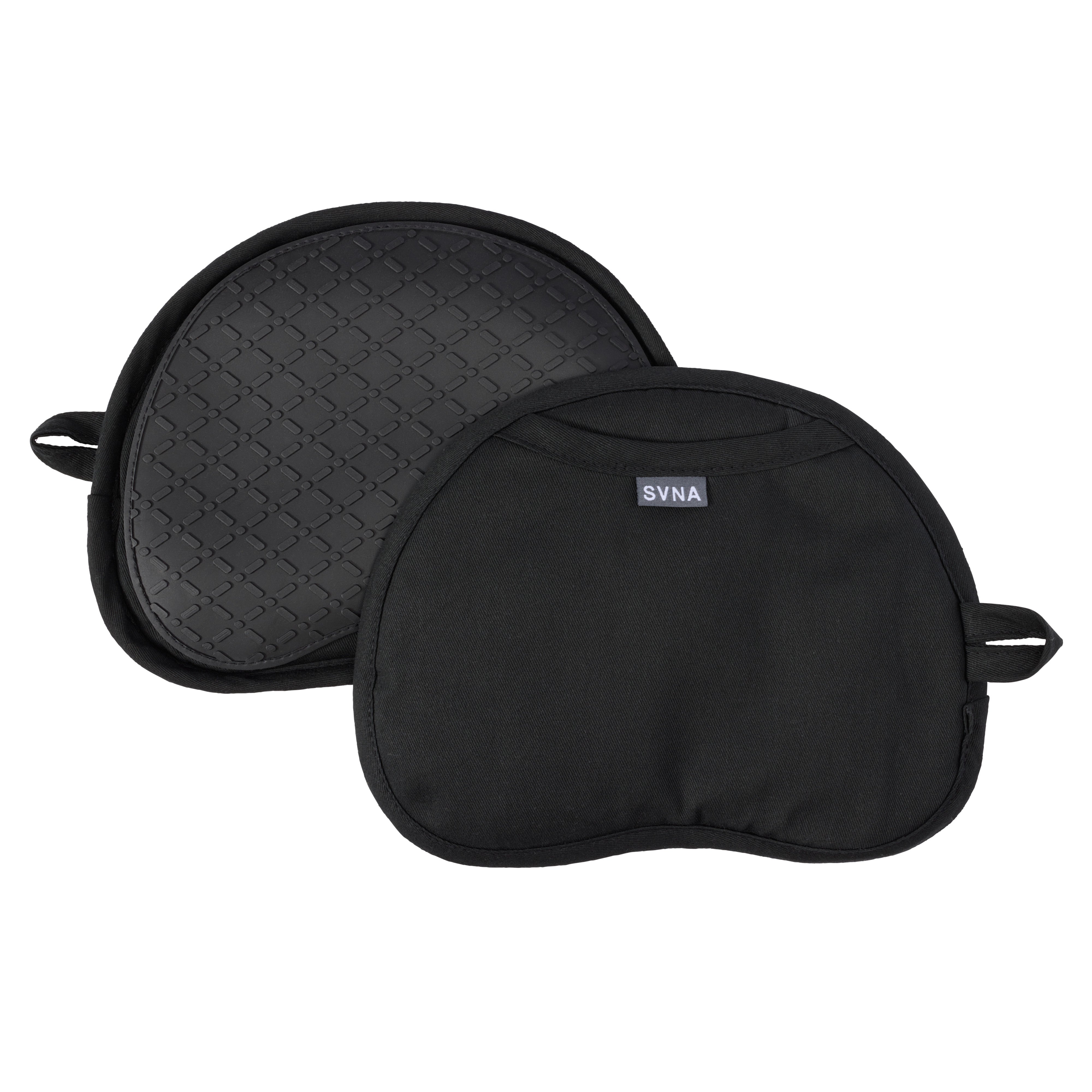 SVNA Safe & Snug Oven Mitts 2 Piece Set Black