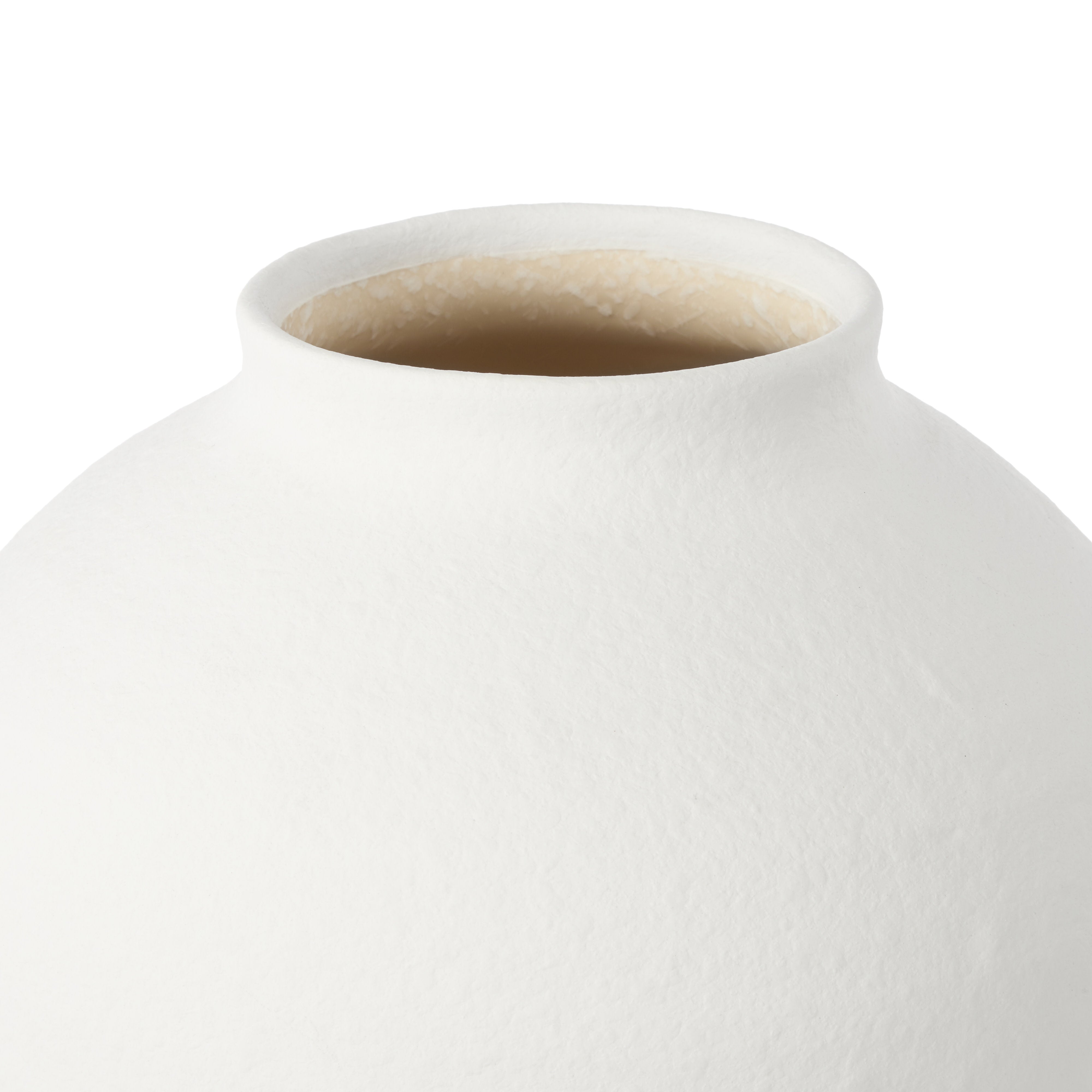Amalfi Kamari Clay Vase Medium White