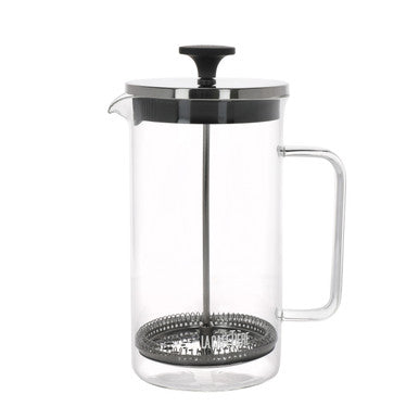 La Cafetière Glass Cafetière 8 Cup / 1L (Clear & Black)