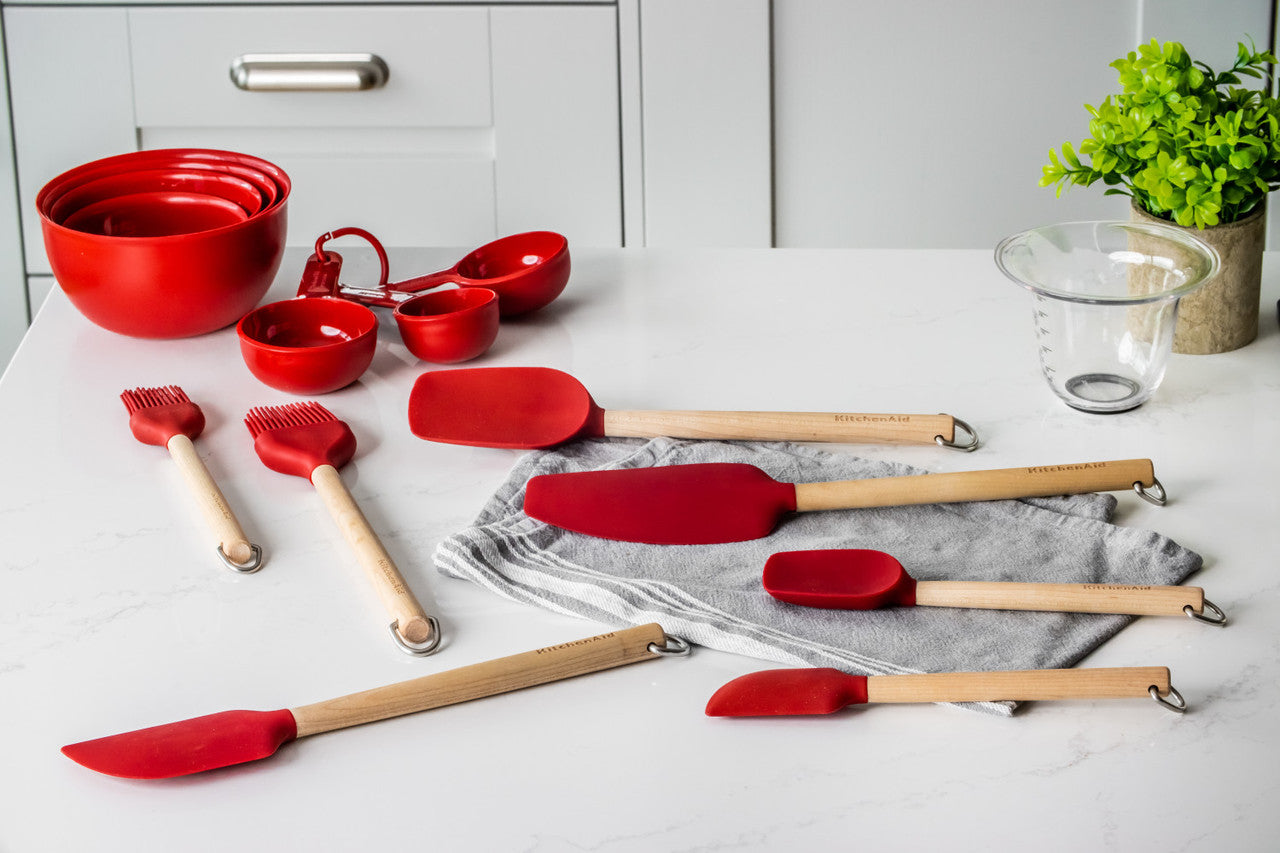 KitchenAid Birchwood Spoon Spatula (Empire Red)