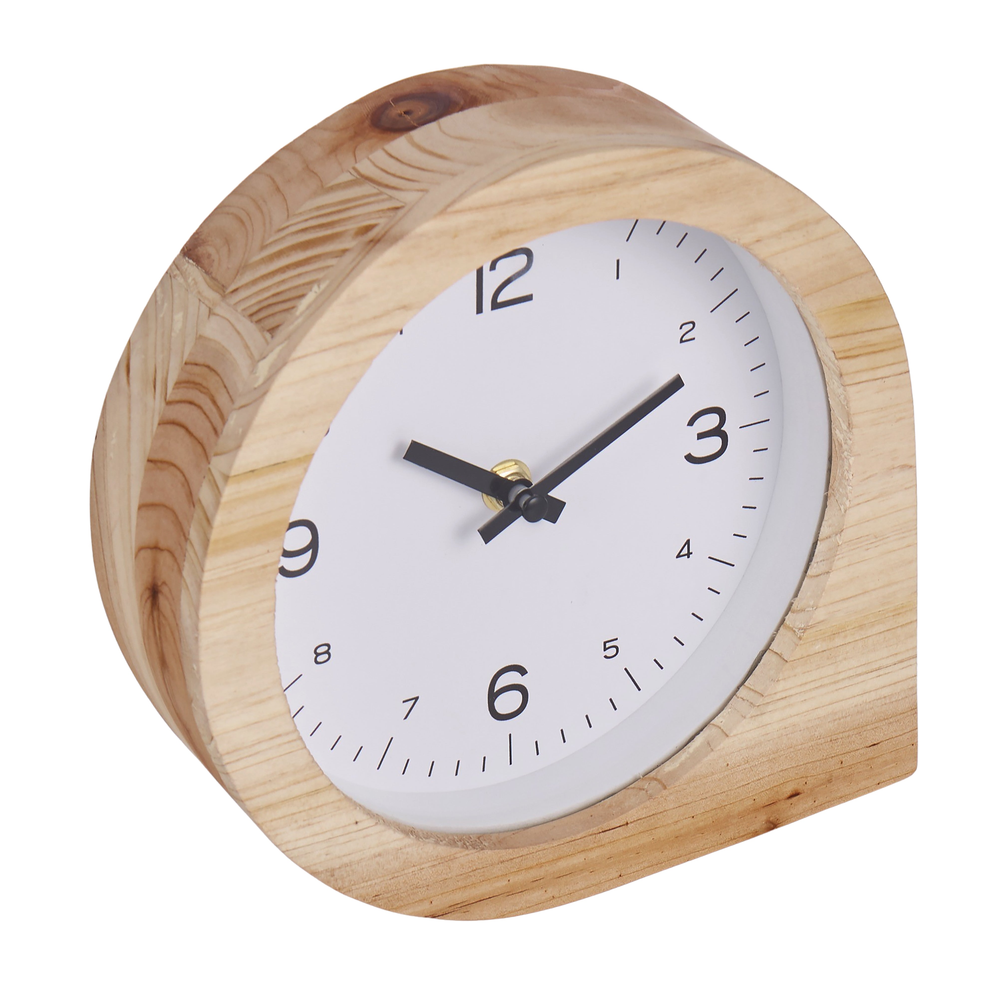 Amalfi Kasai Wooden Table Clock Natural
