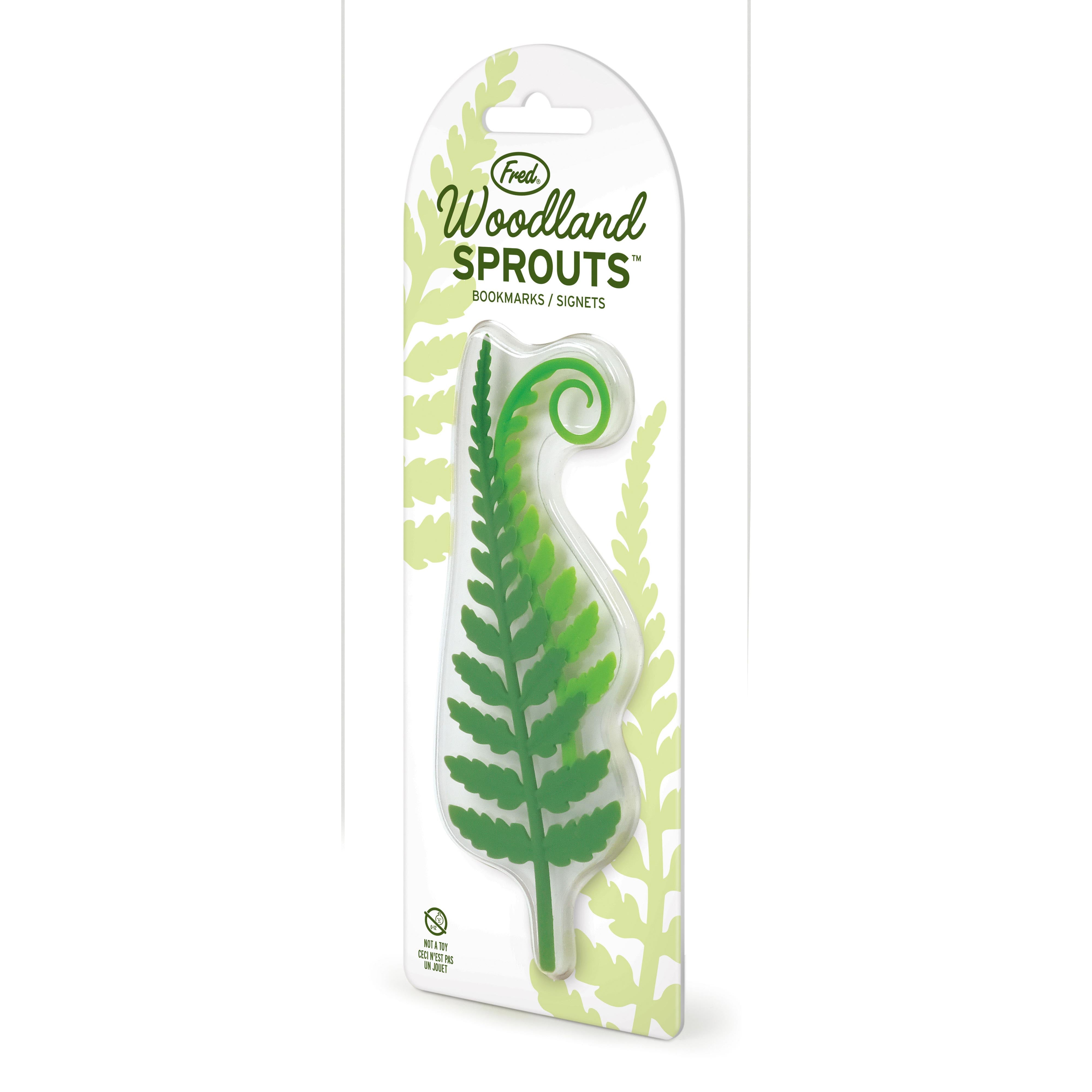 Fred Woodland Sprout Bookmarks 2 Piece Set Green