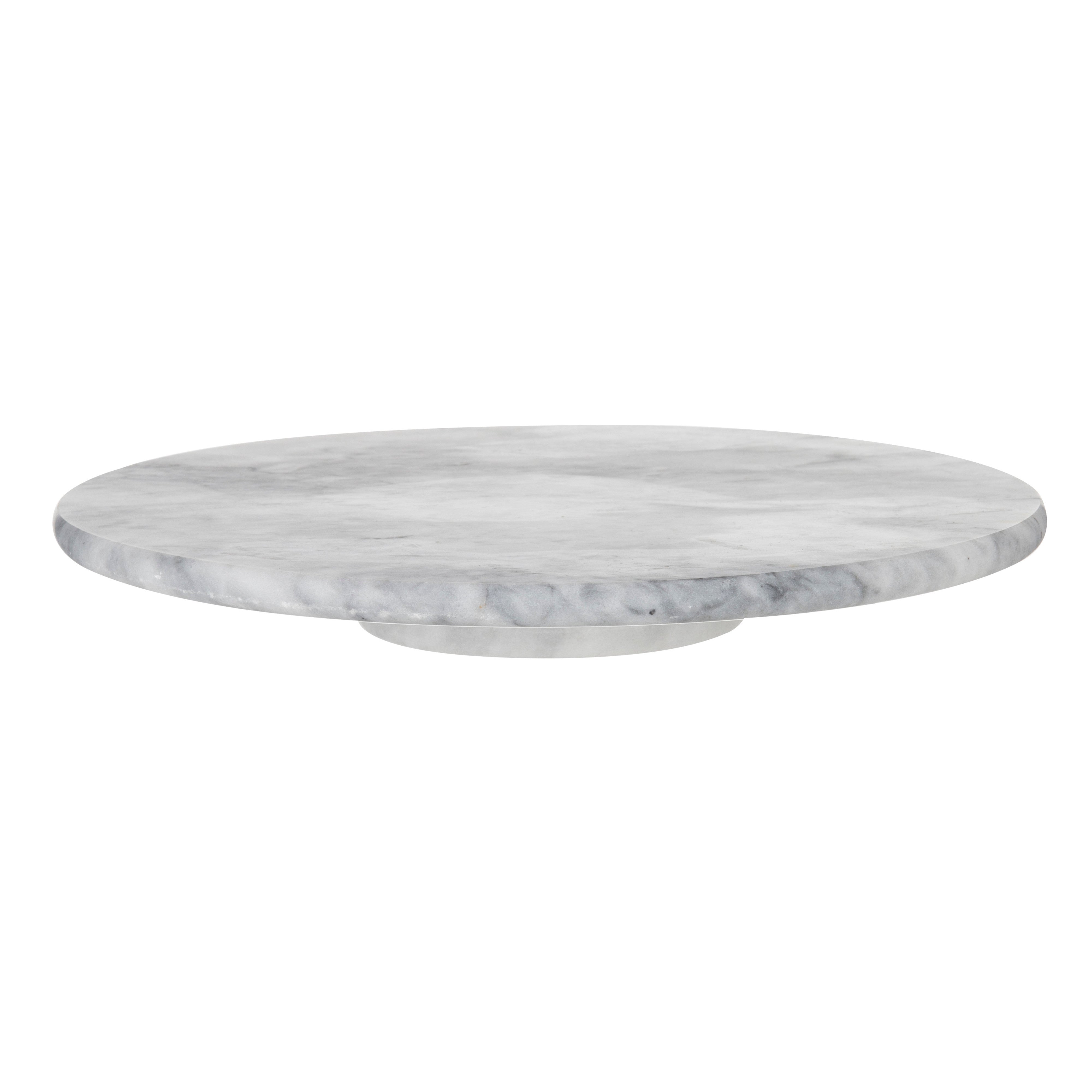 Davis & Waddell Nuvolo Marble Lazy Susan Grey