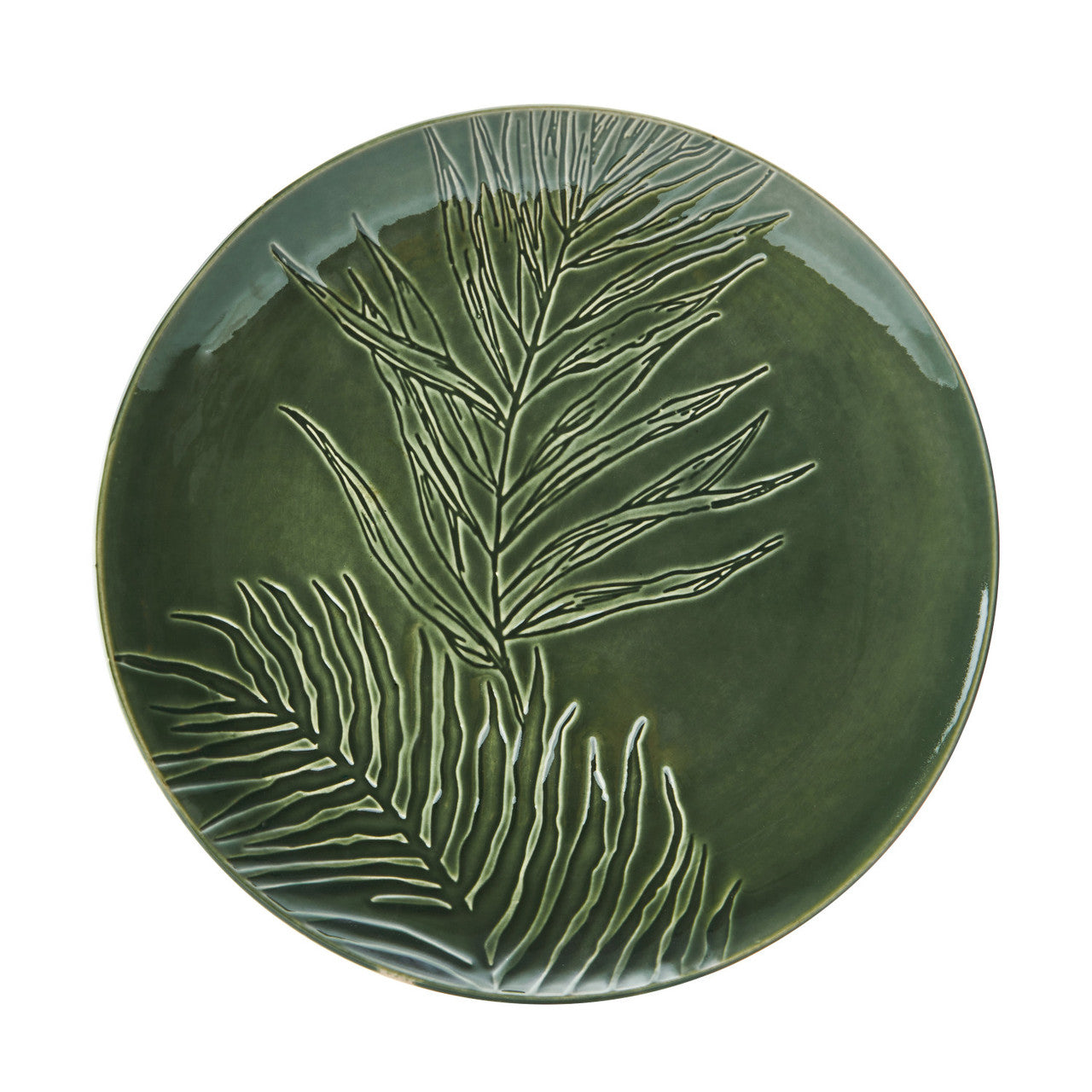 Mikasa Jardin Stoneware Round Serving Platter 35cm (Green)