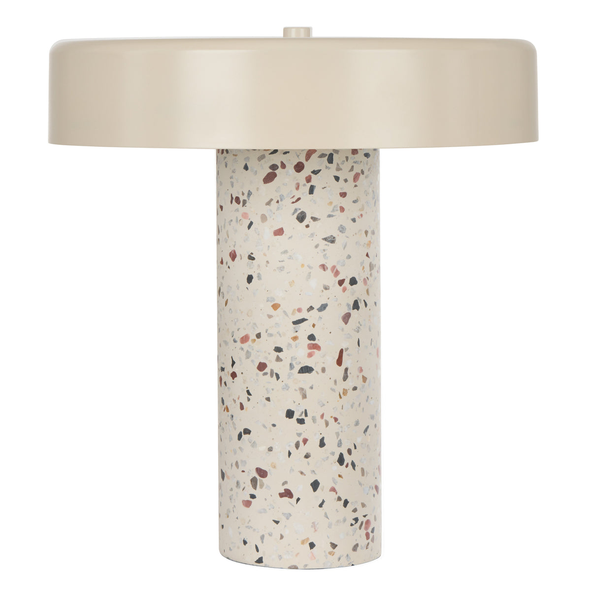 Amalfi Dario Terrazzo Table Lamp Multi-Coloured & White