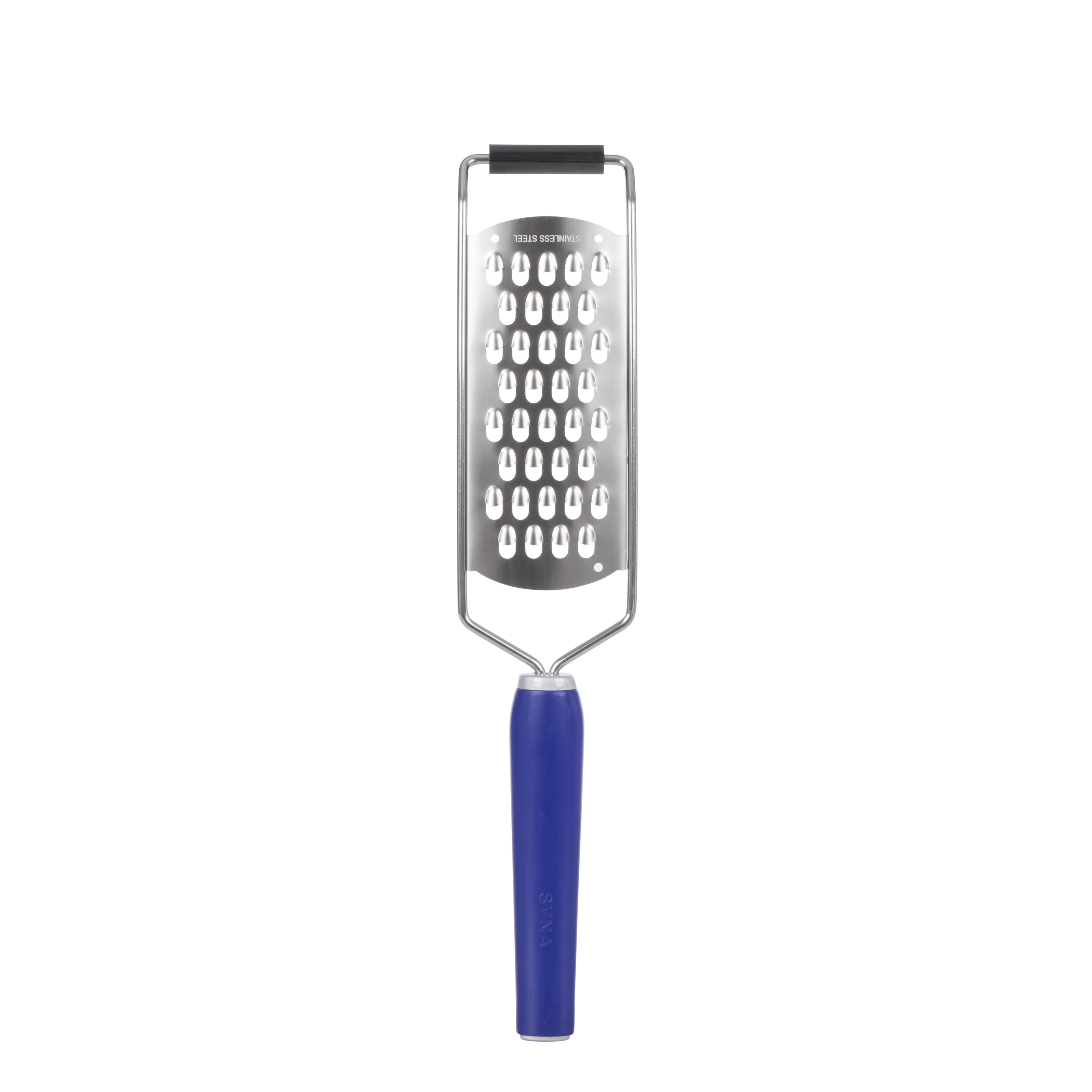 SVNA Premium Stainless Steel Acid Etched Coarse Grater Blue