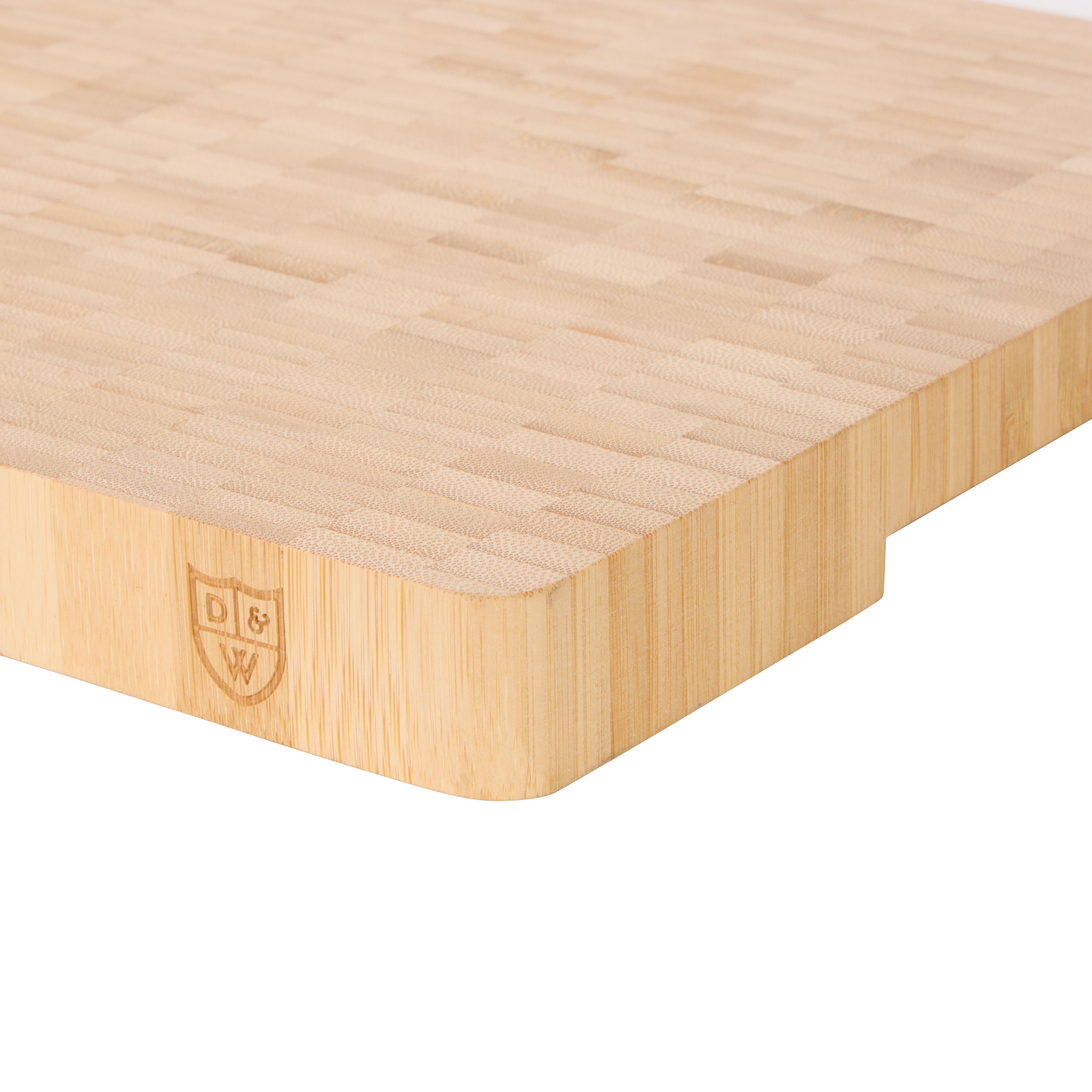 Davis & Waddell Bamboo End-Grain Rectangular Board Natural