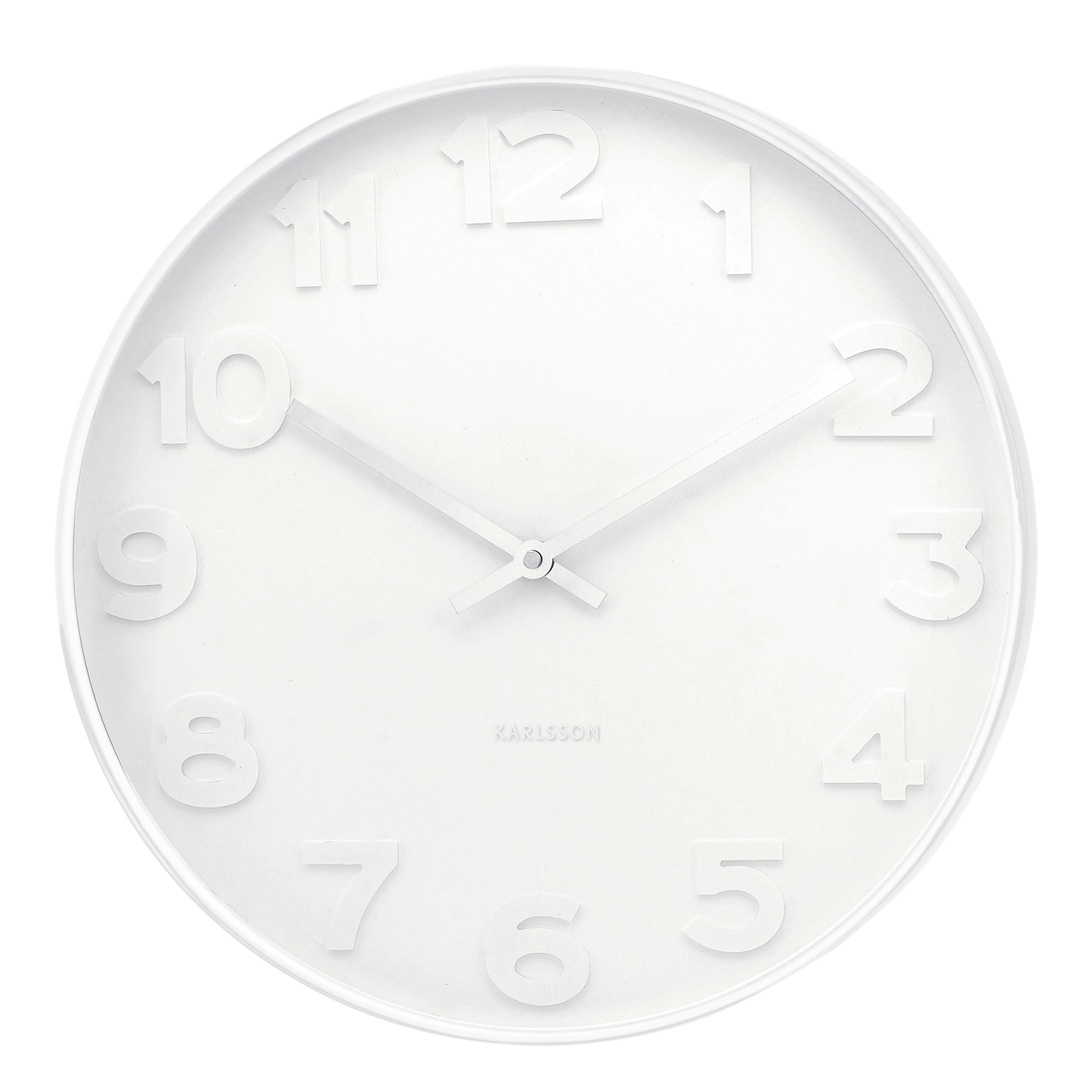 Karlsson Mr White Wall Clock 38cm