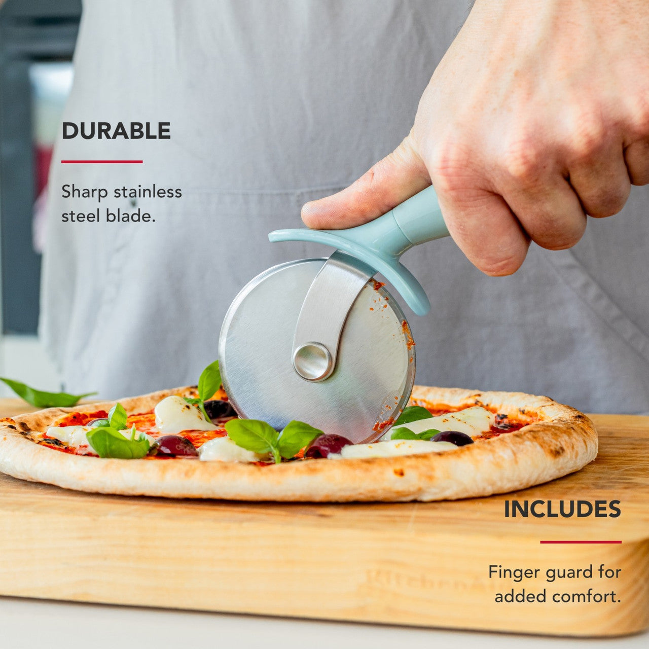 KitchenAid Soft Grip Pizza Cutter (Mineral Water)