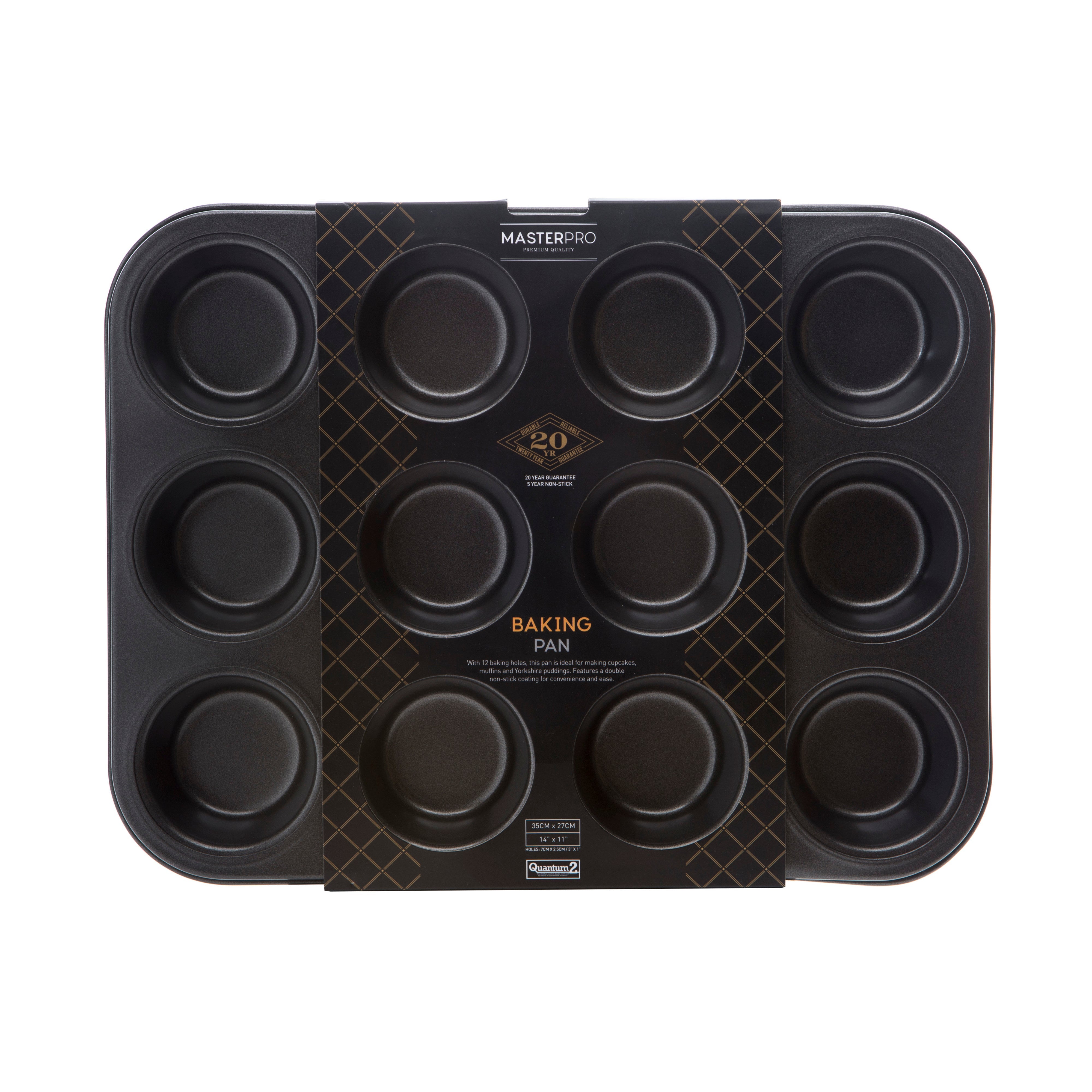 MasterPro Non-Stick 12 Cup Muffin & Cupcake Pan
