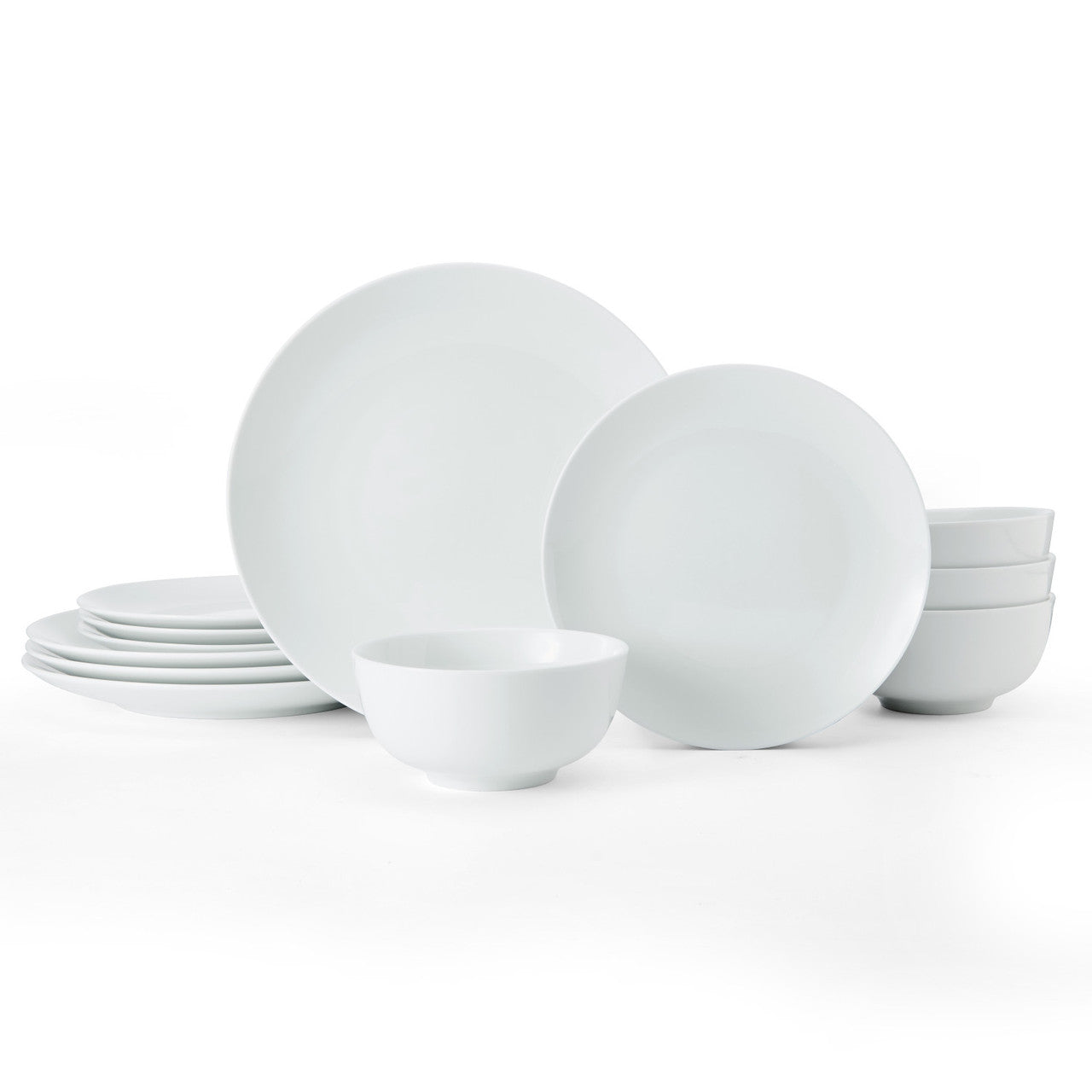 Mikasa Chalk Porcelain Dinner Set 12 Piece (White)