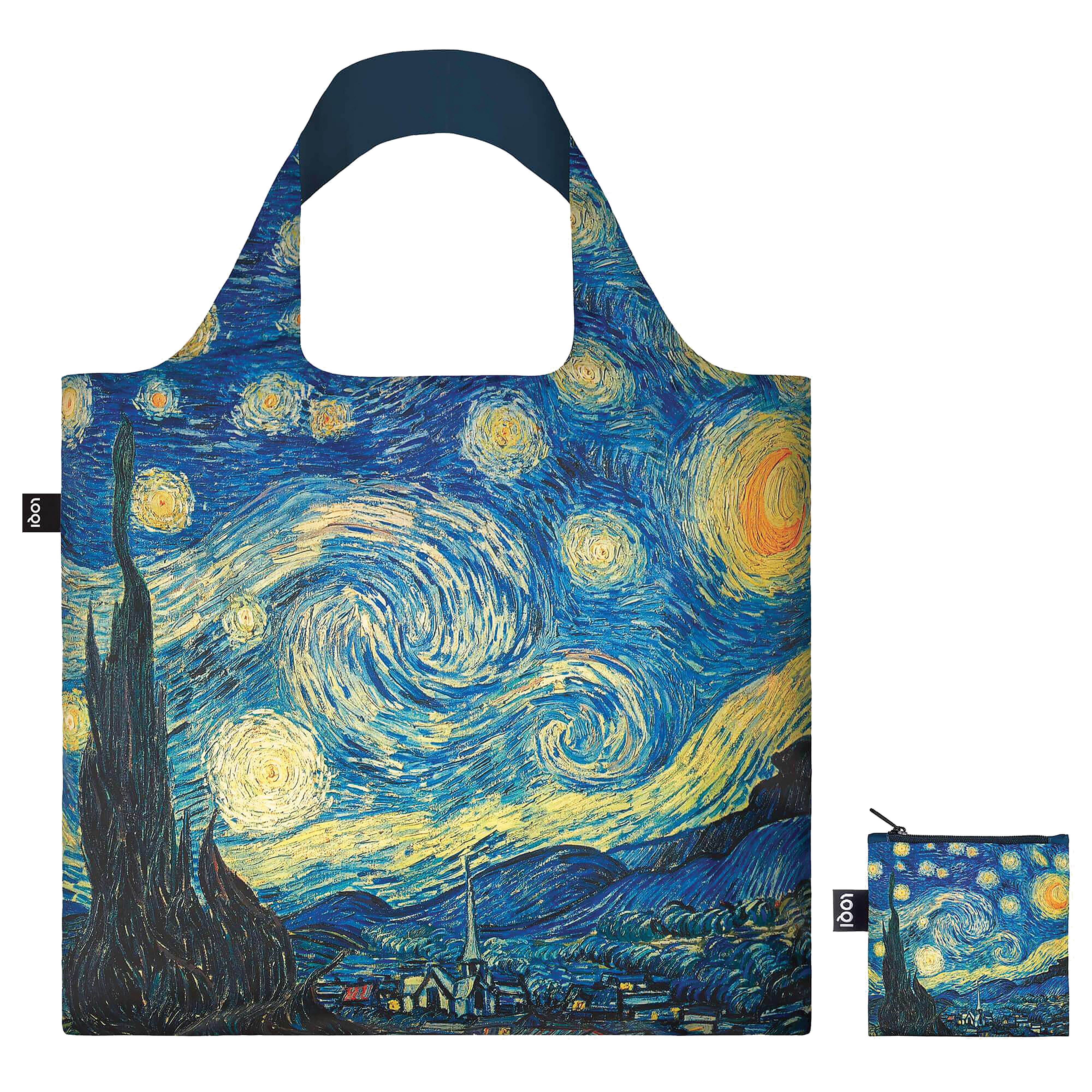 LOQI Van Gogh The Starry Night Tote Bag