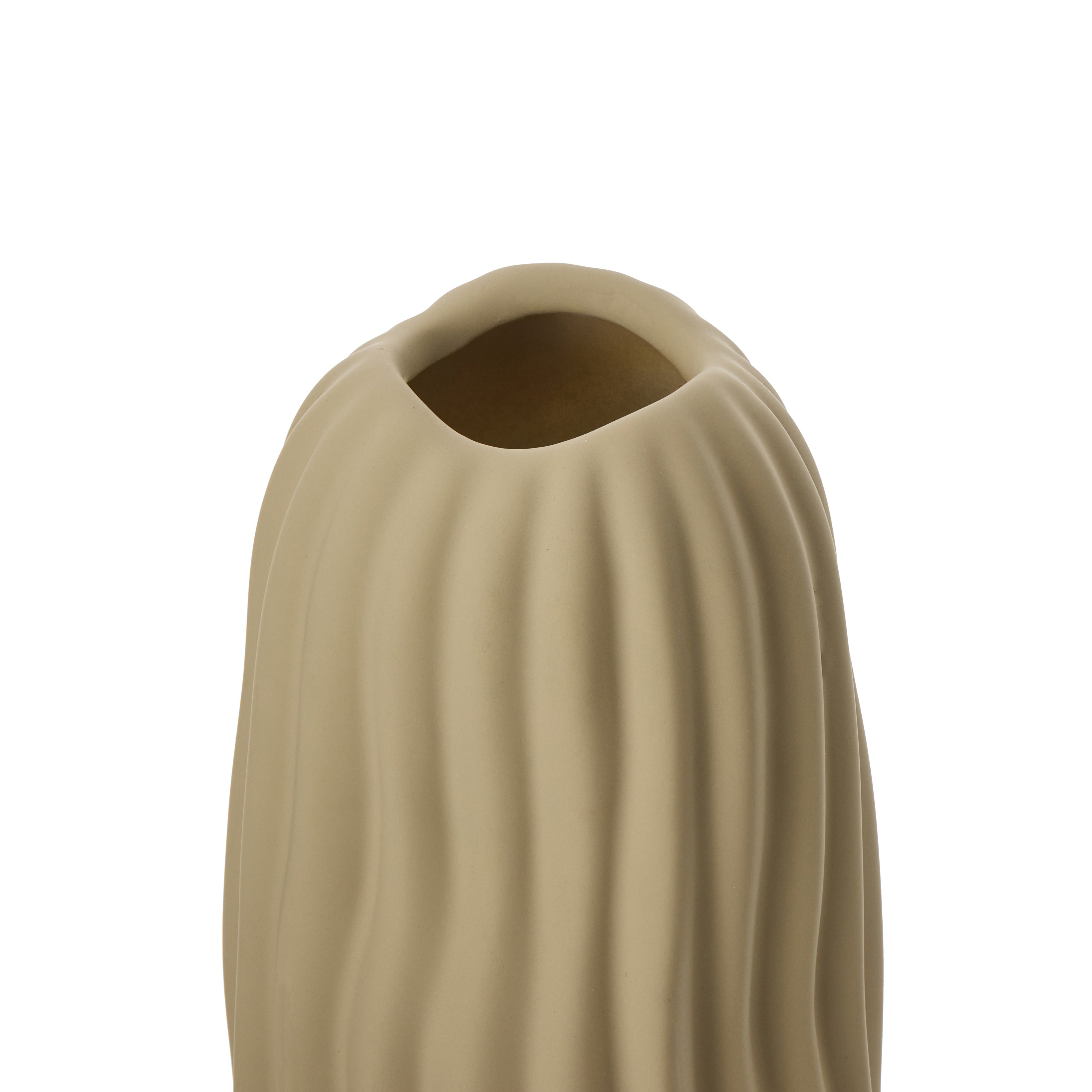 Rogue Lyra Vase Beige 10 x 20cm