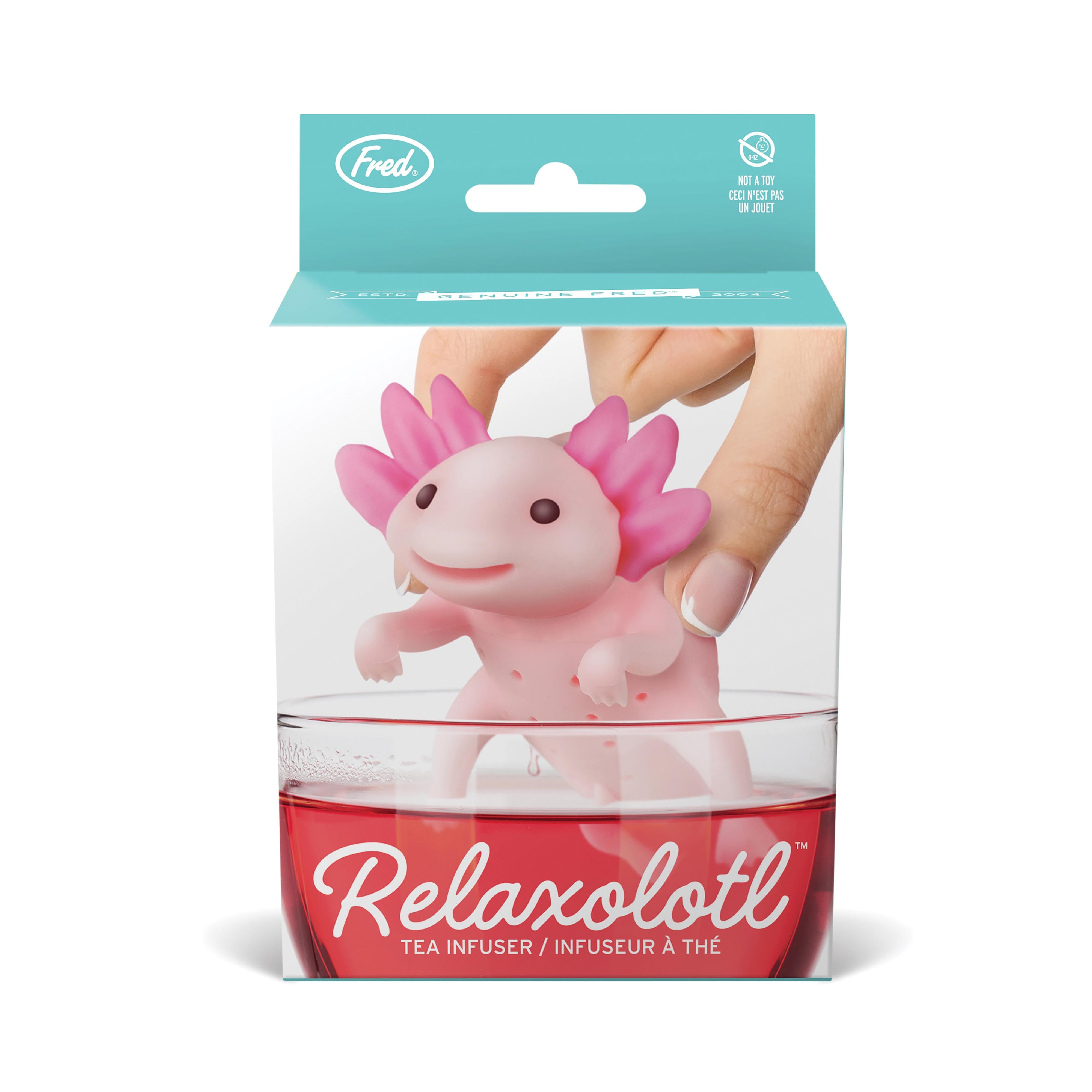 Fred Relaxolotl Tea Infuser Pink