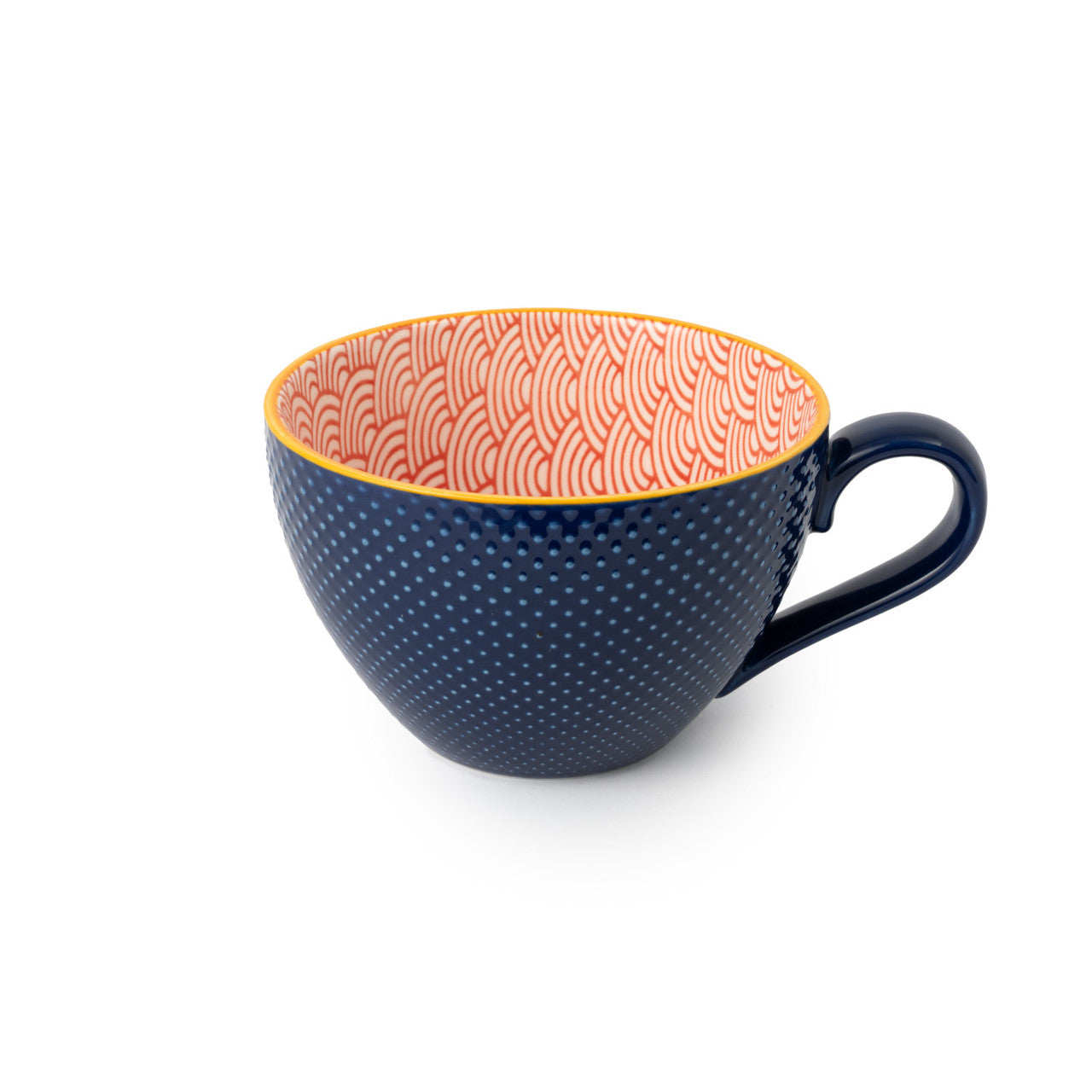 Mikasa Stoneware Mug 330ml (Red & Blue Arc)