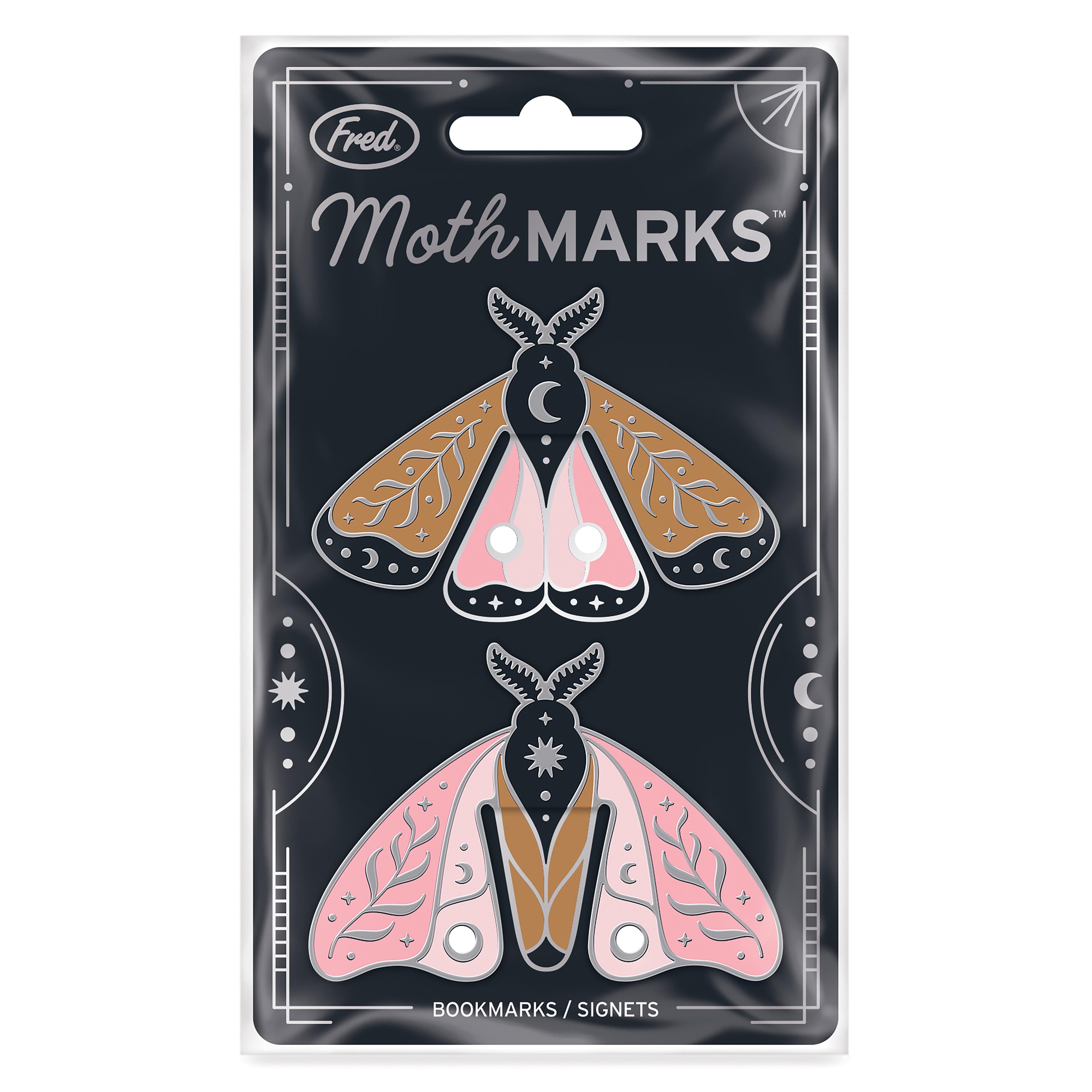 Fred Moth Marks Bookmarks 2 Piece Set Multi-Coloured