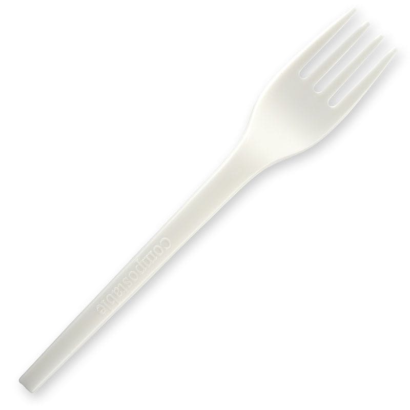 BioPak 16.5cm / 6.5" PLA Fork